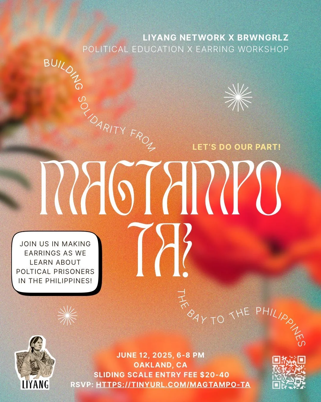 Magtampo Ta! Political Education x Earring Workshop