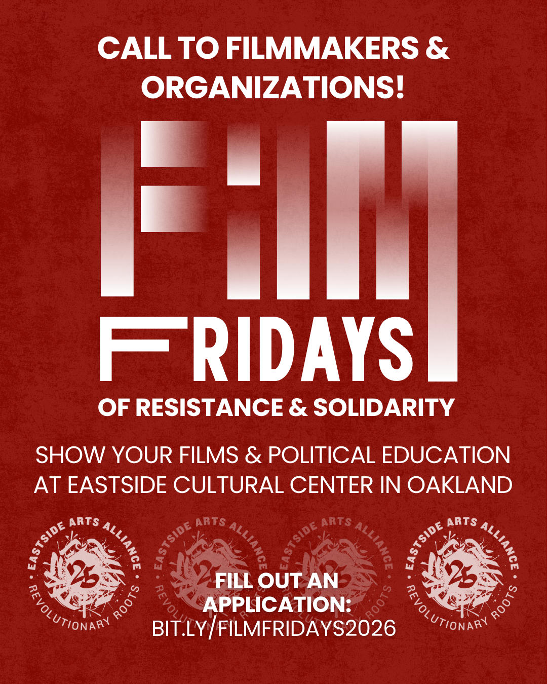 CALL TO FILMMAKERS: FILM FRIDAYS 2026