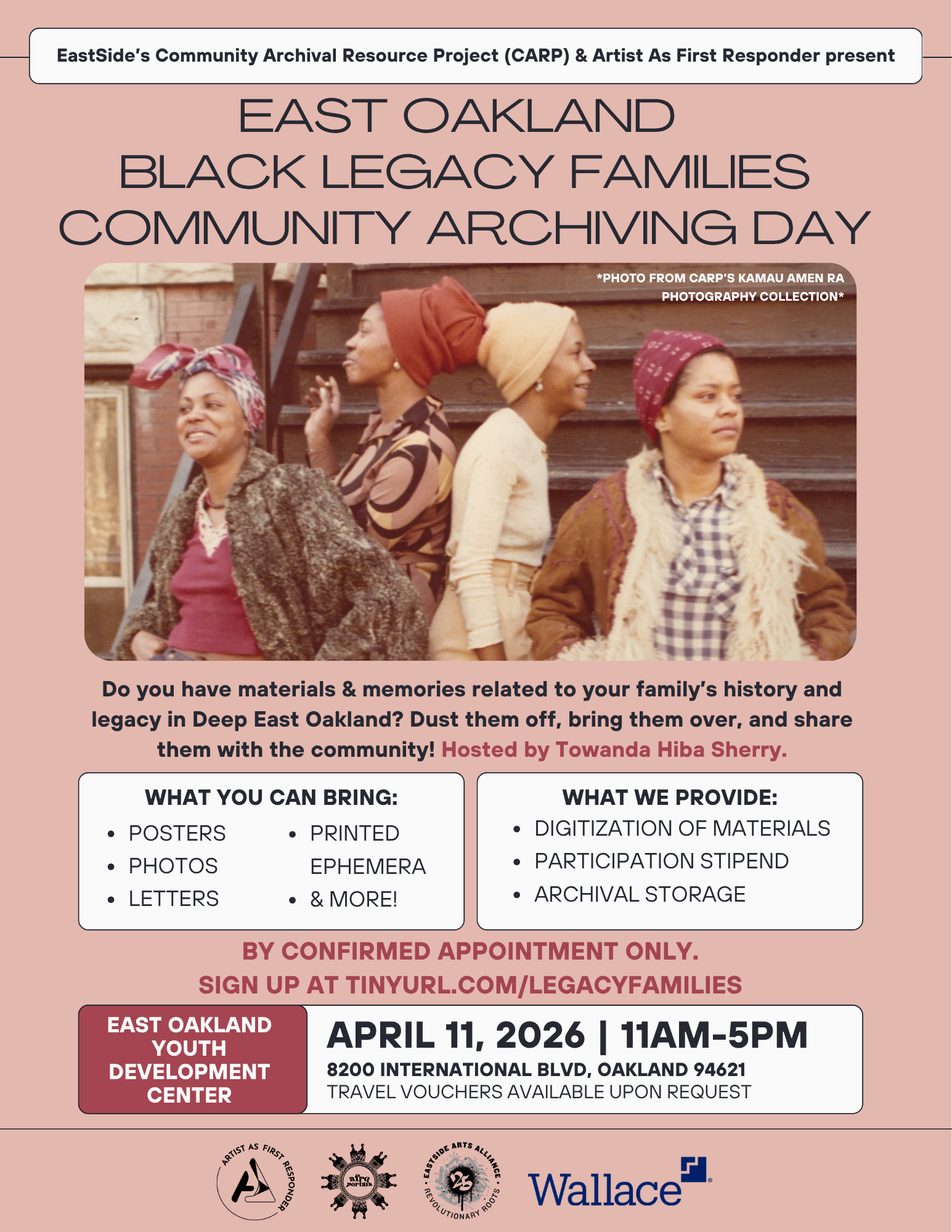 East Oakland Black Legacy Families Community Archiving Day