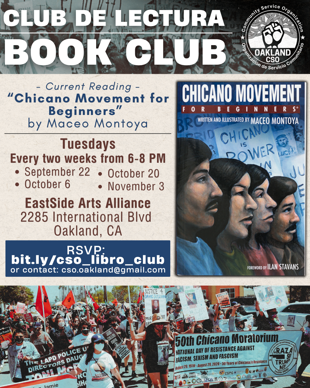 Club de Lectura | Book Club: "Chicano Movement for Beginners" por Maceo Montoya 