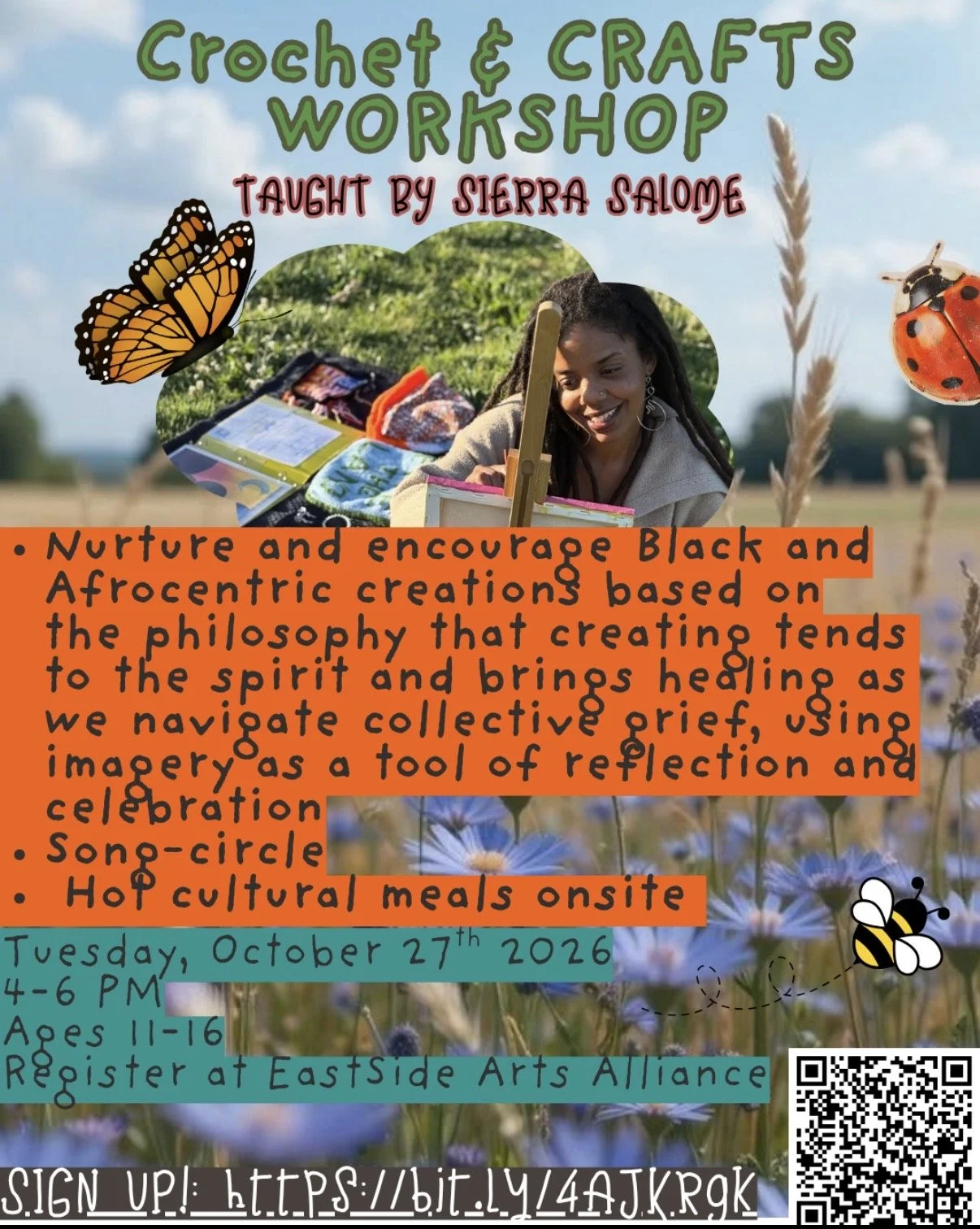 EastSide Youth Programs + Black Banjo Reclamation Project: Crochet and Craft Workshop w/ Sierra Salome