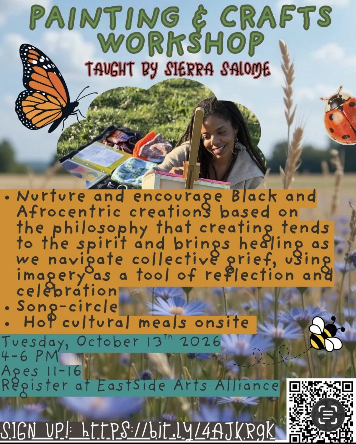 EastSide Youth Programs + Black Banjo Reclamation Project: Painting and Craft Workshop w/ Sierra Salome