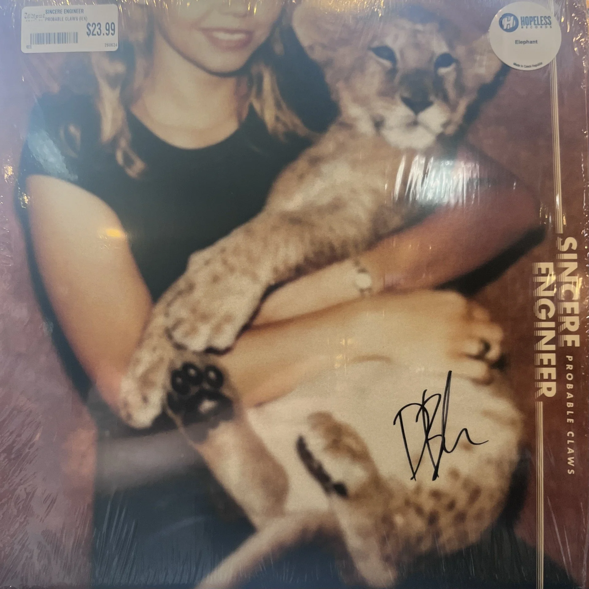 sincere engineer : probable claws (Signed LP)