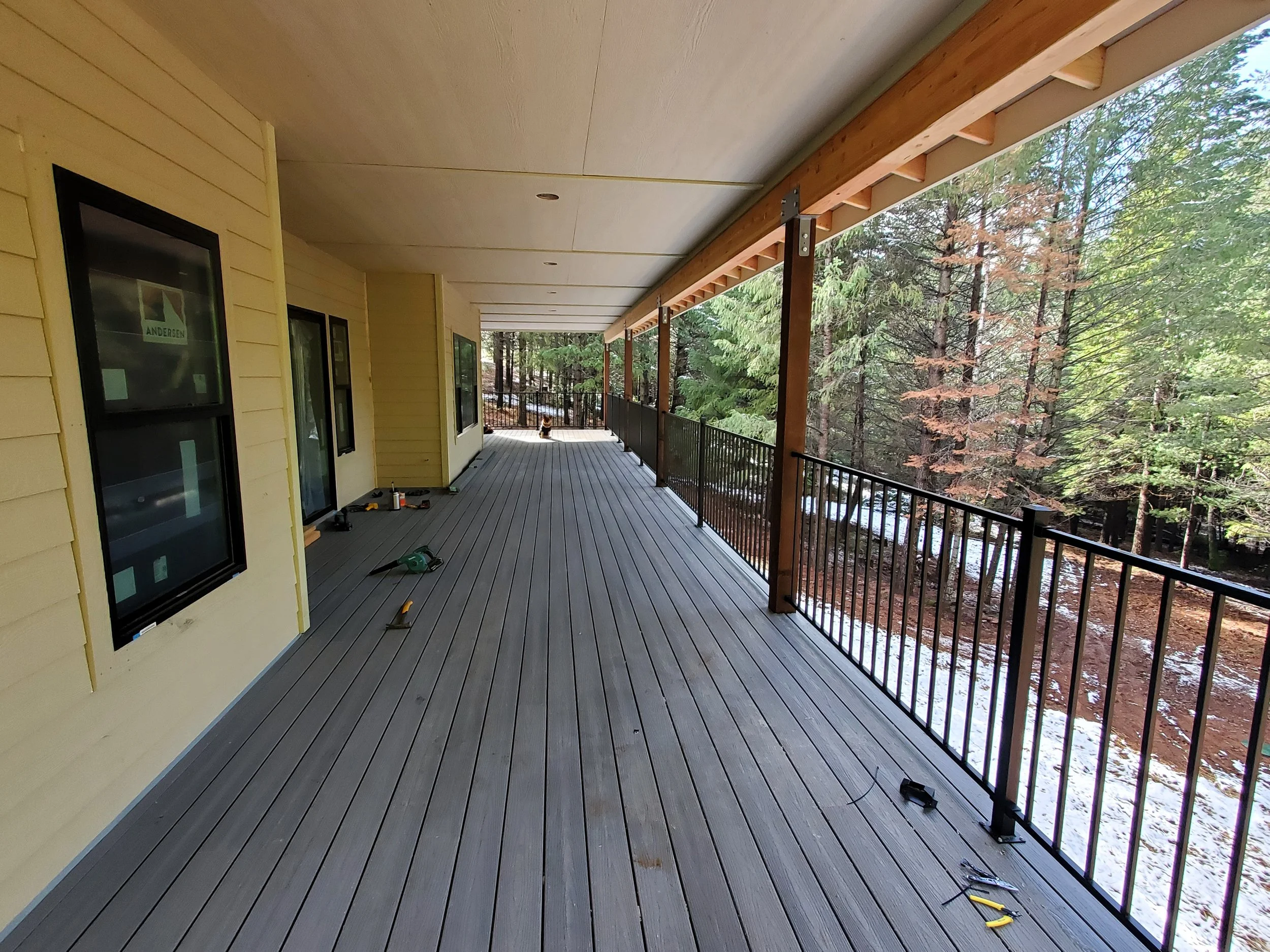 Completed Deck Work on Harmony Ridge