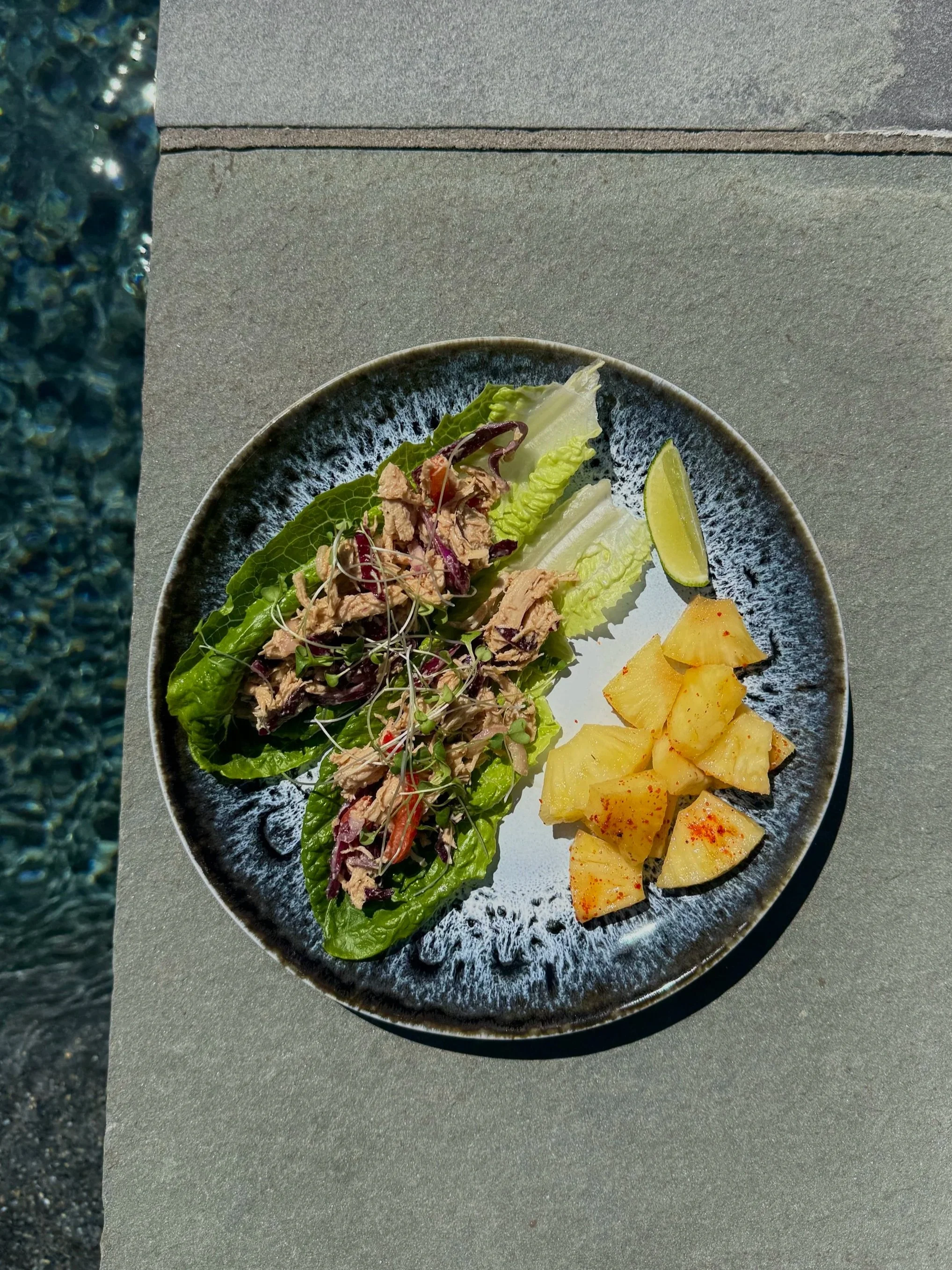 Thai Chicken Salad Lettuce Wraps