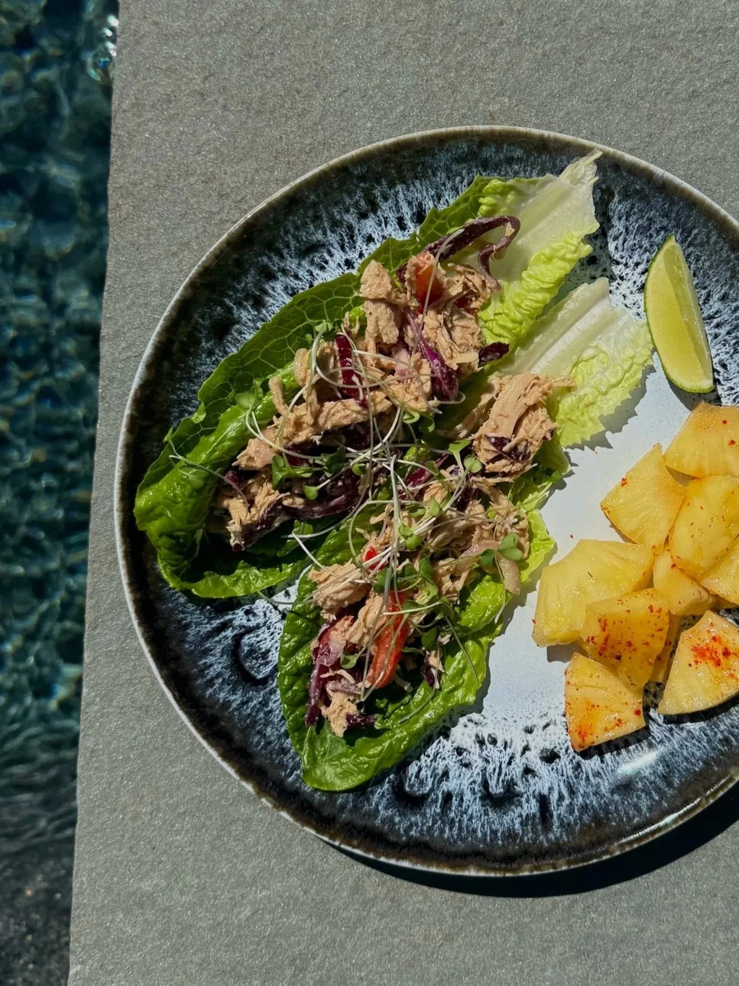 Thai Chicken Salad Lettuce Wraps