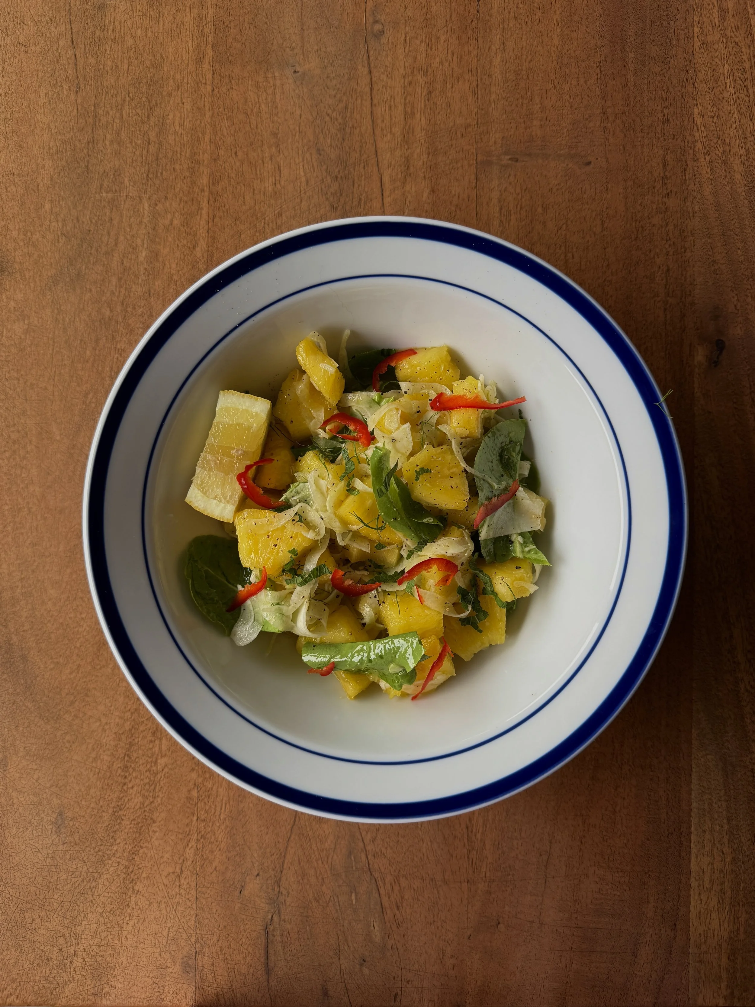Pineapple Fennel Salad 