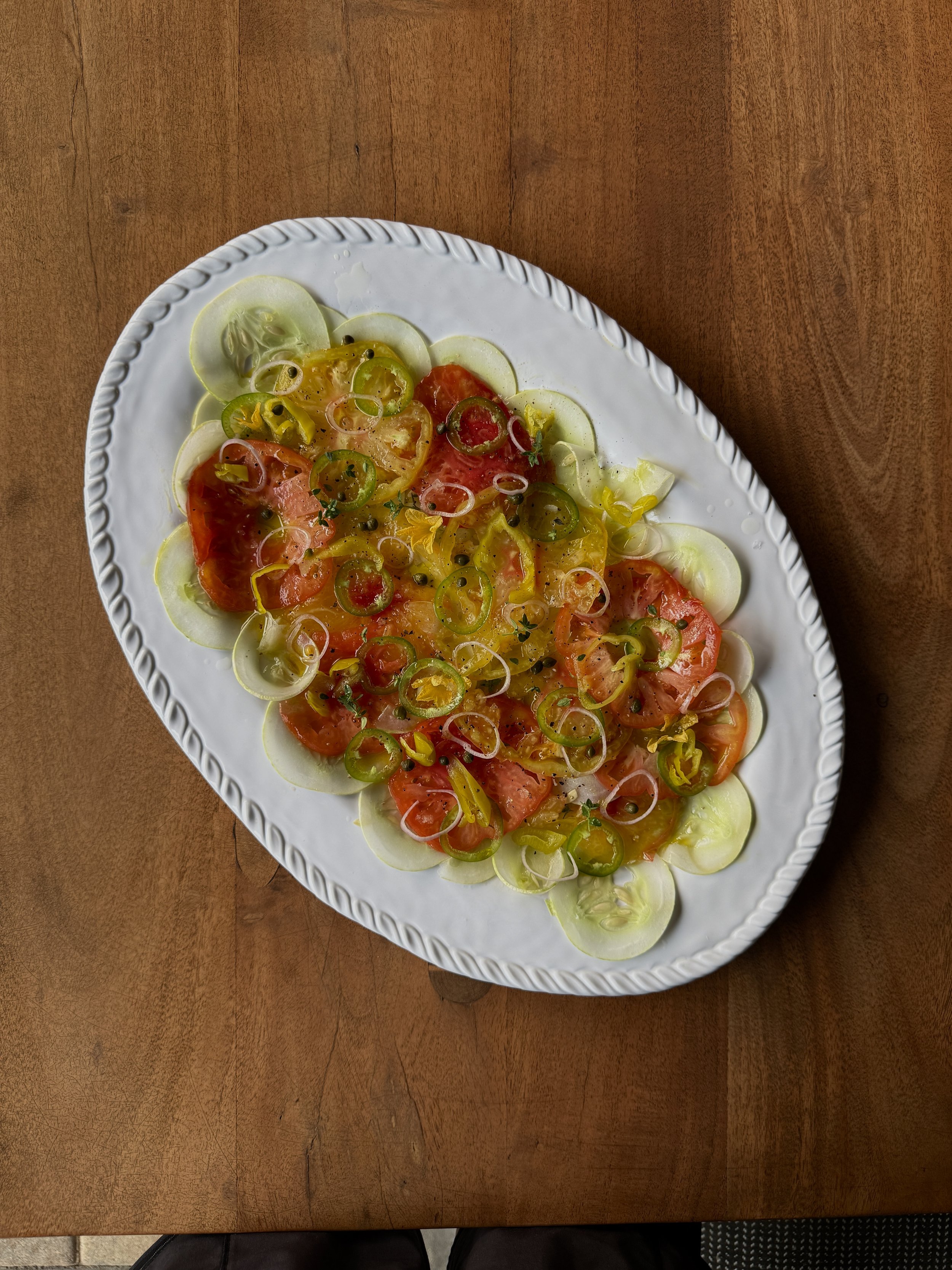 Garden Vegetable Carpaccio