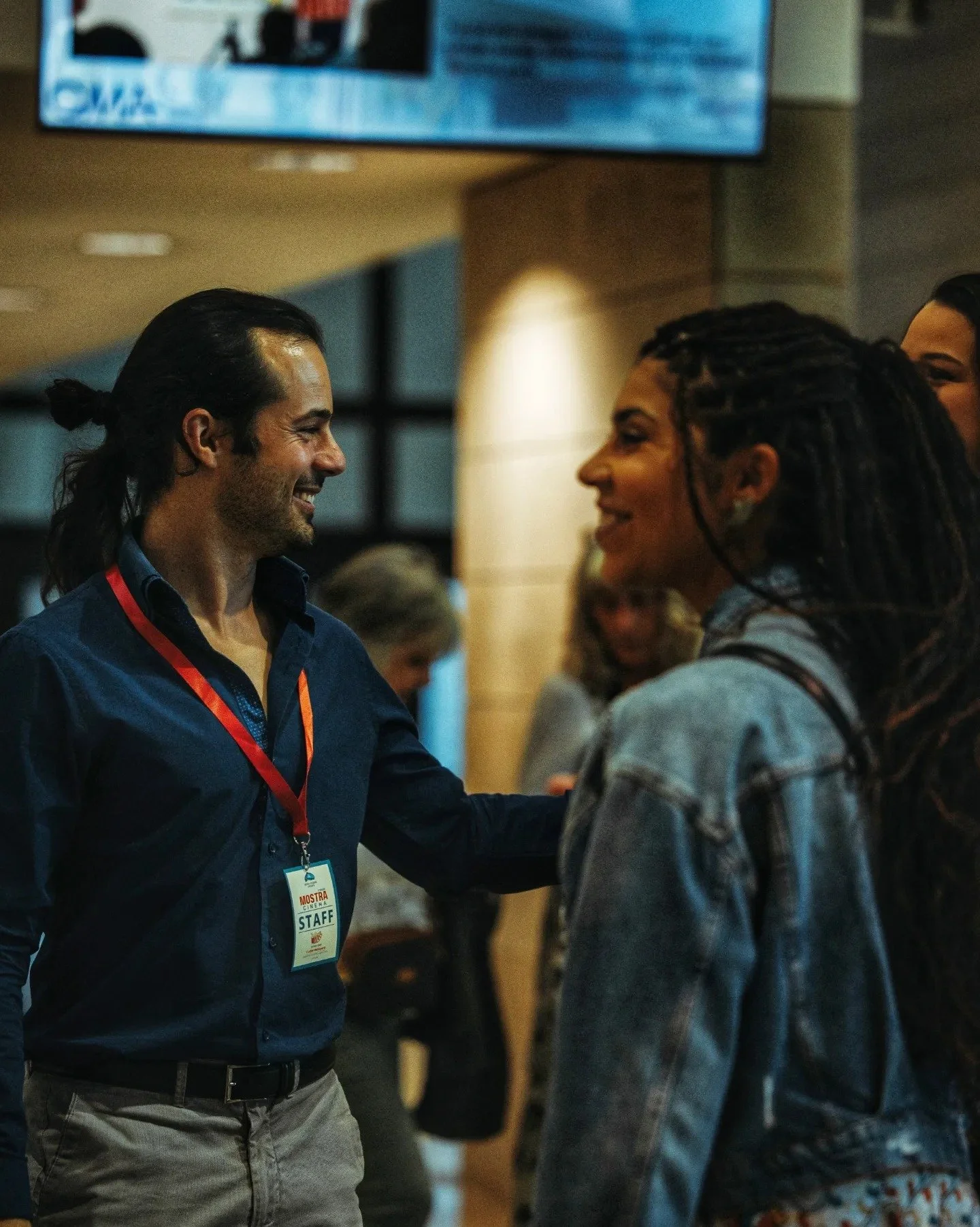 Recebendo o público