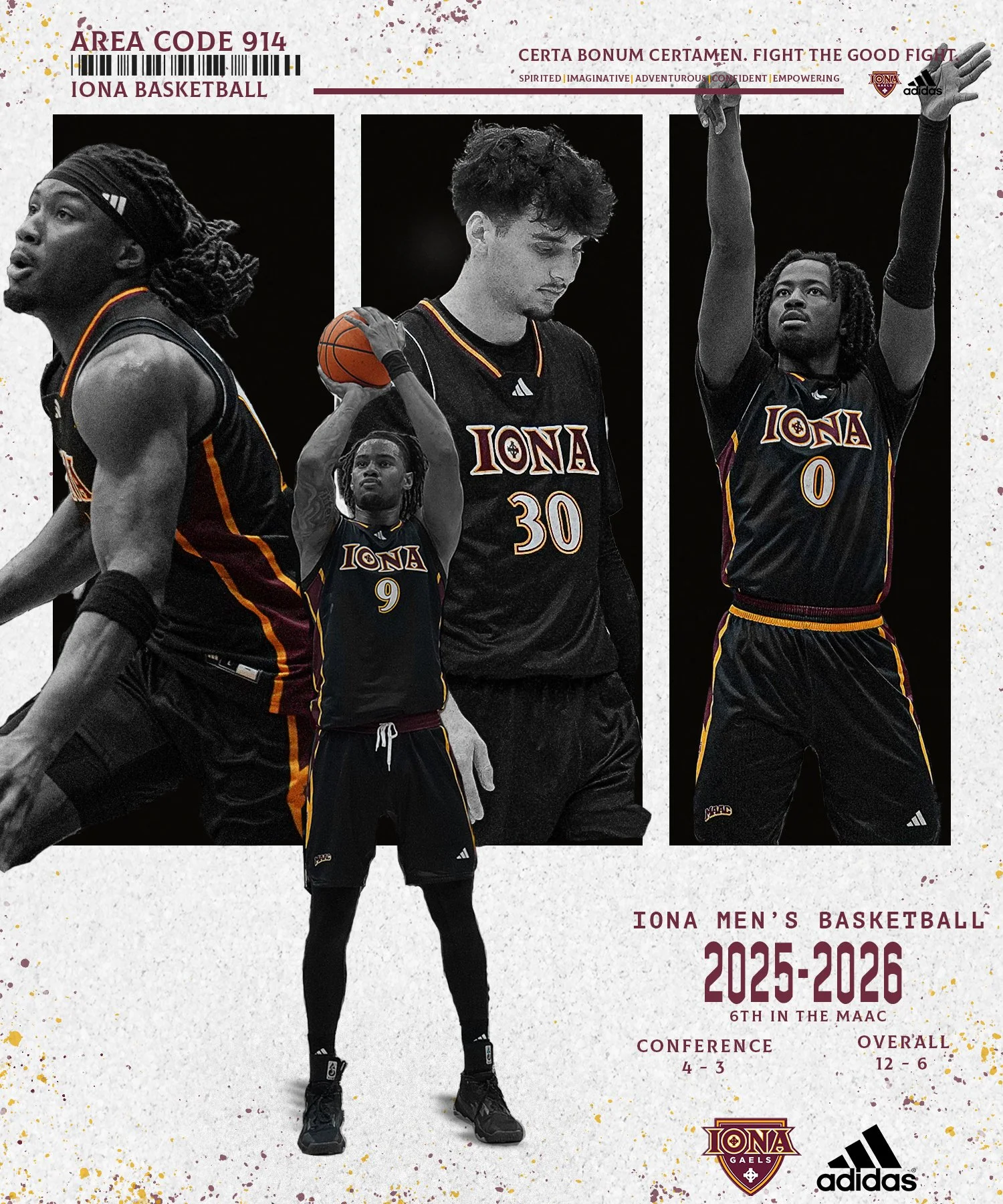 *Mock MAAC Standings Graphic