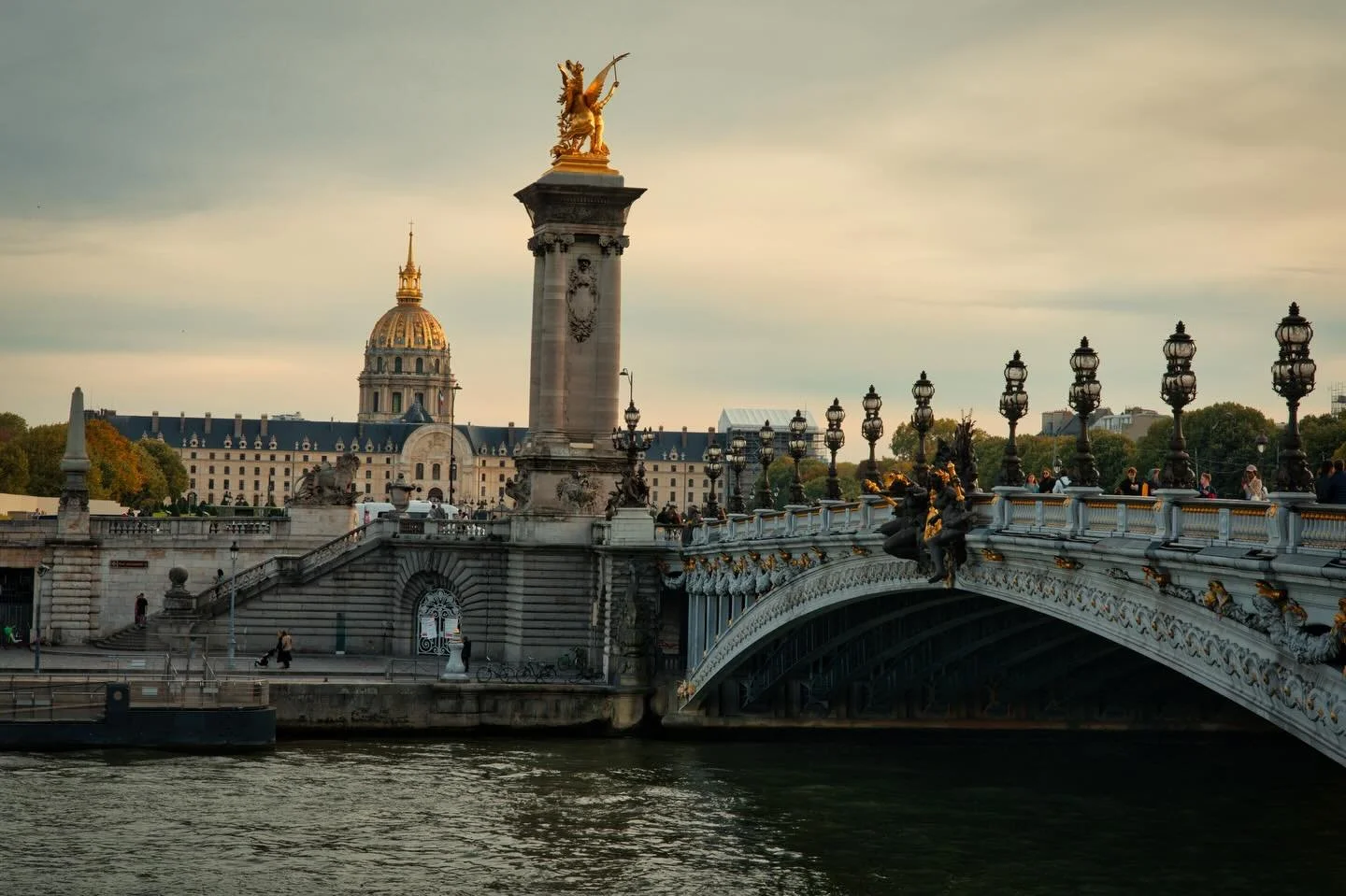 📍 Paris, France 

Today some photos of a walk along the Seine river in Paris, France.

The first photo featuring the Alexander III bridge (Pont Alexandre III). This bridge connects the Champs-&Eacute;lys&eacute;es quarter with those of the Invalides