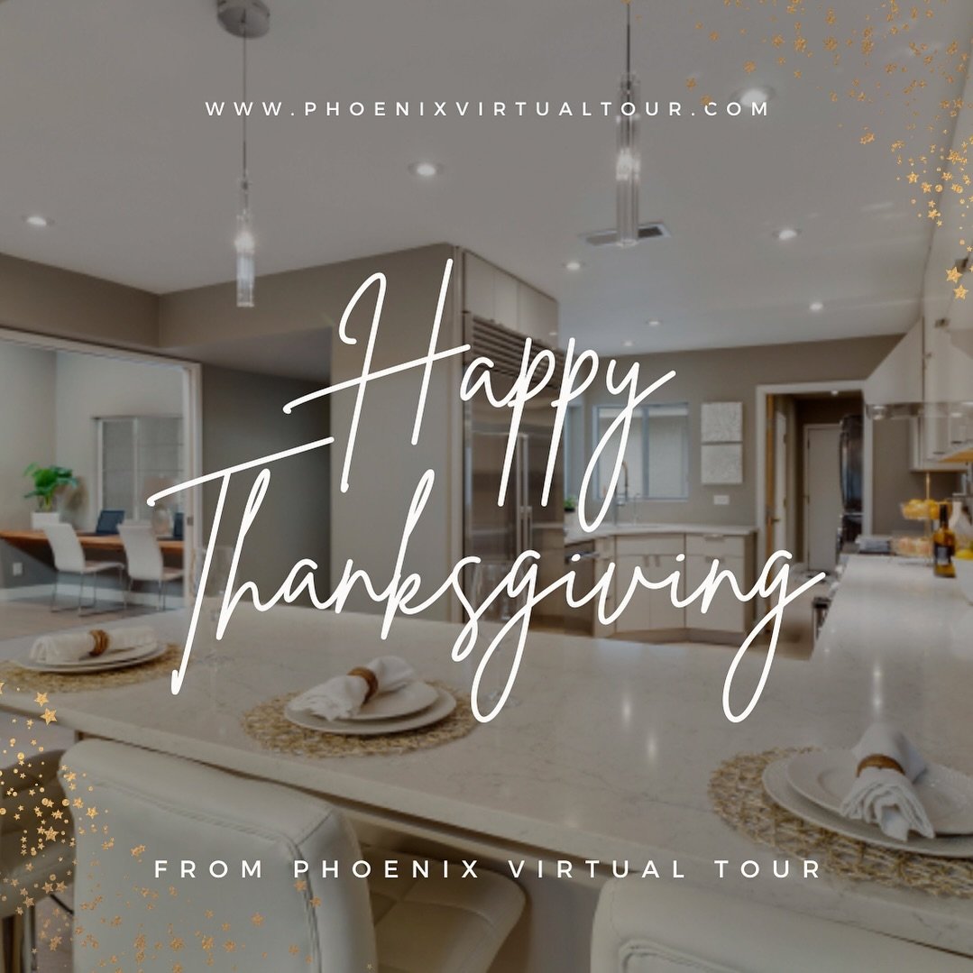 Wishing all of you a safe &amp; Happy Thanksgiving from PVT 🖤 

#phoenixvirtualtour #realestate #realestatephotography #realestatephotographer #interiorphotography #arizonaphotographer #smallbusiness