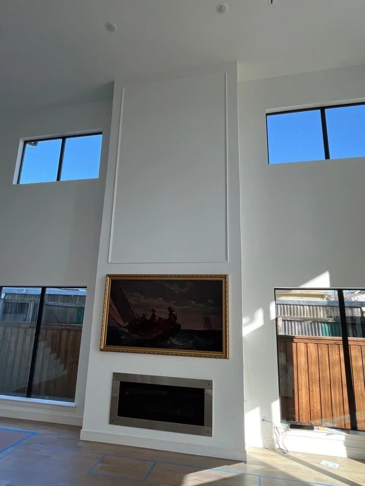 Fireplace Design in Stonebriar Estates Plano TX