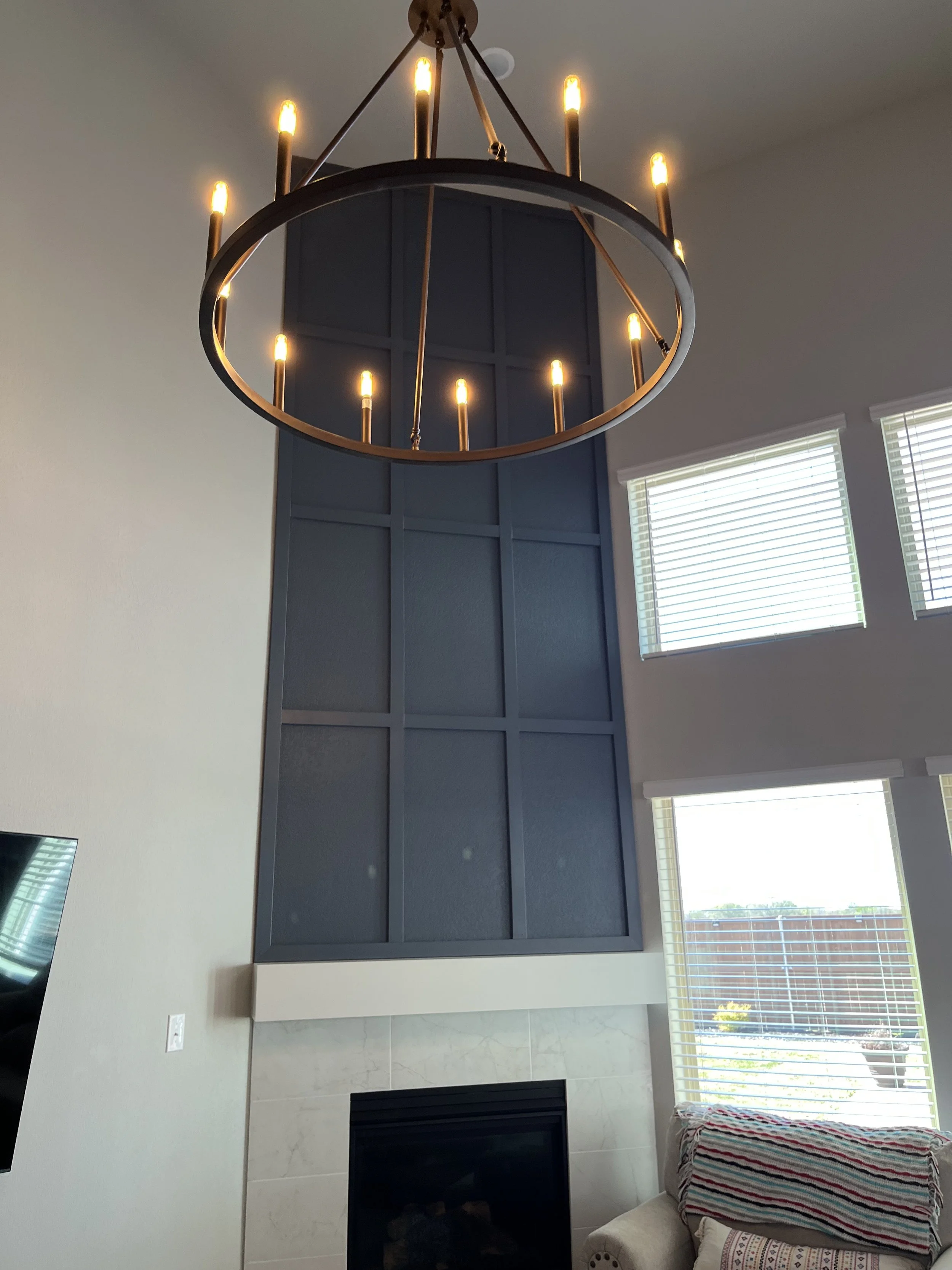 Fireplace Design in Sandbrock Ranch Prosper TX