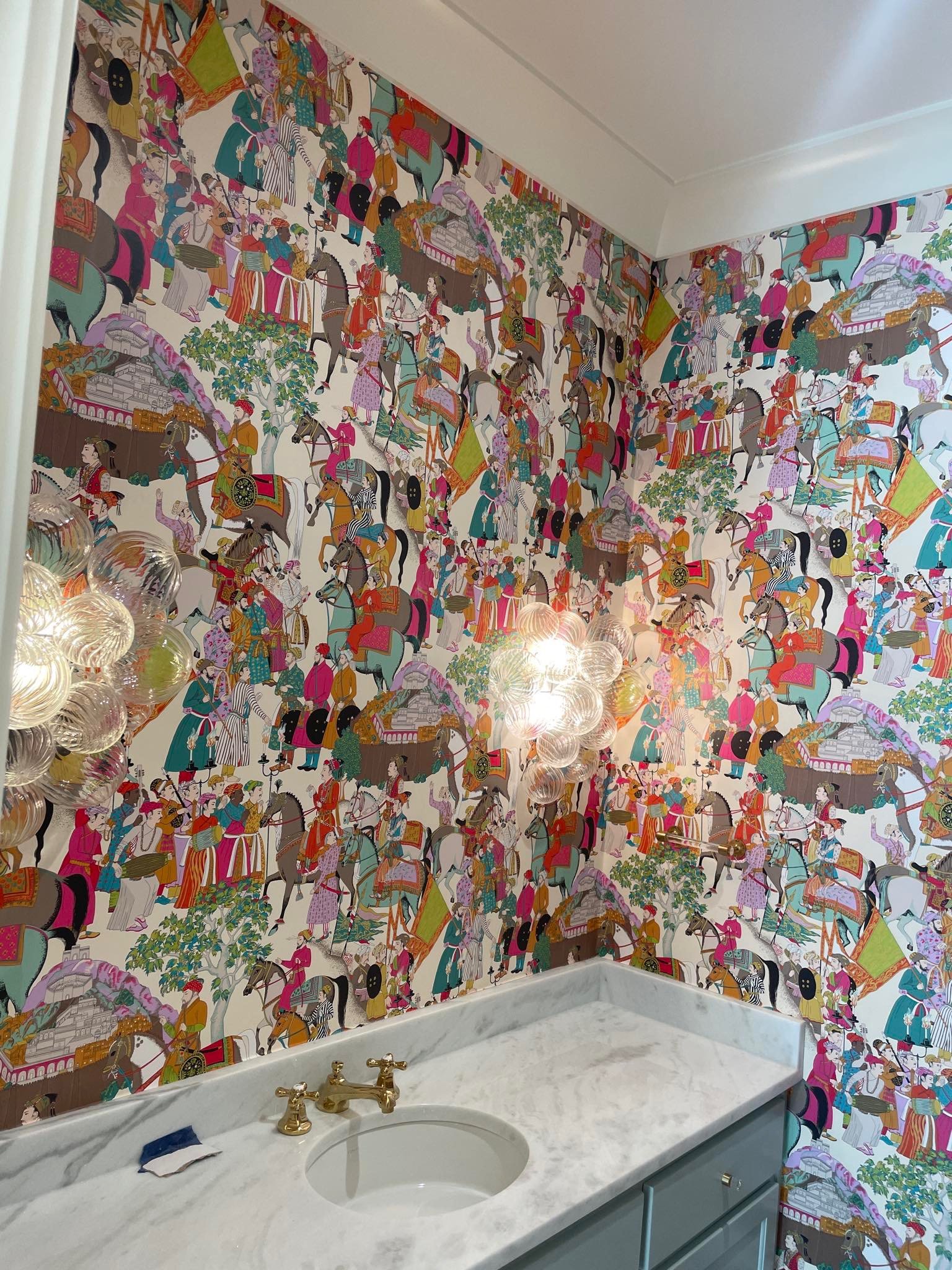Mckinney Wallpaper Bathroom