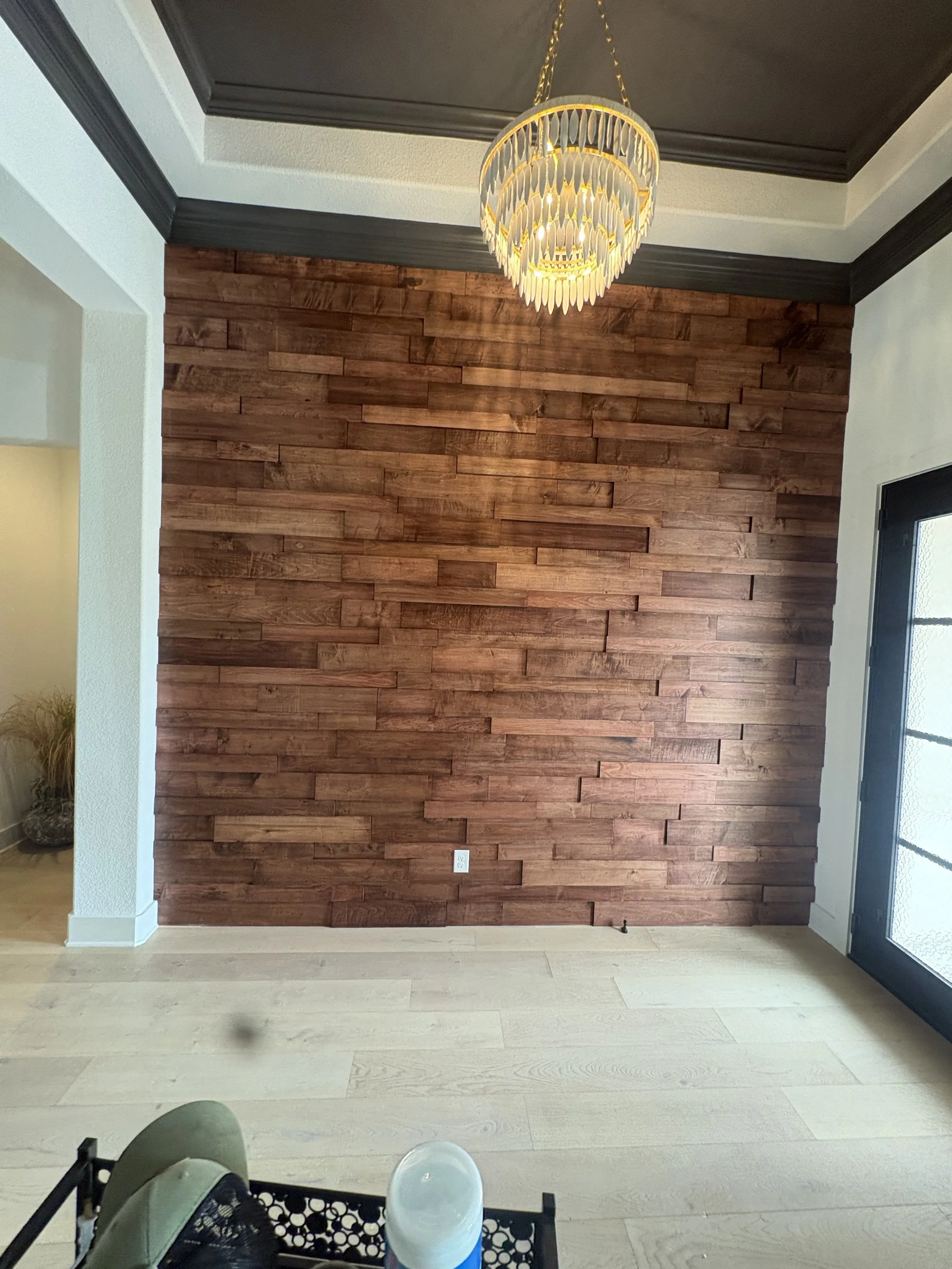 Custom Accent Wall in Hills of Kingwood, Frisco, TX