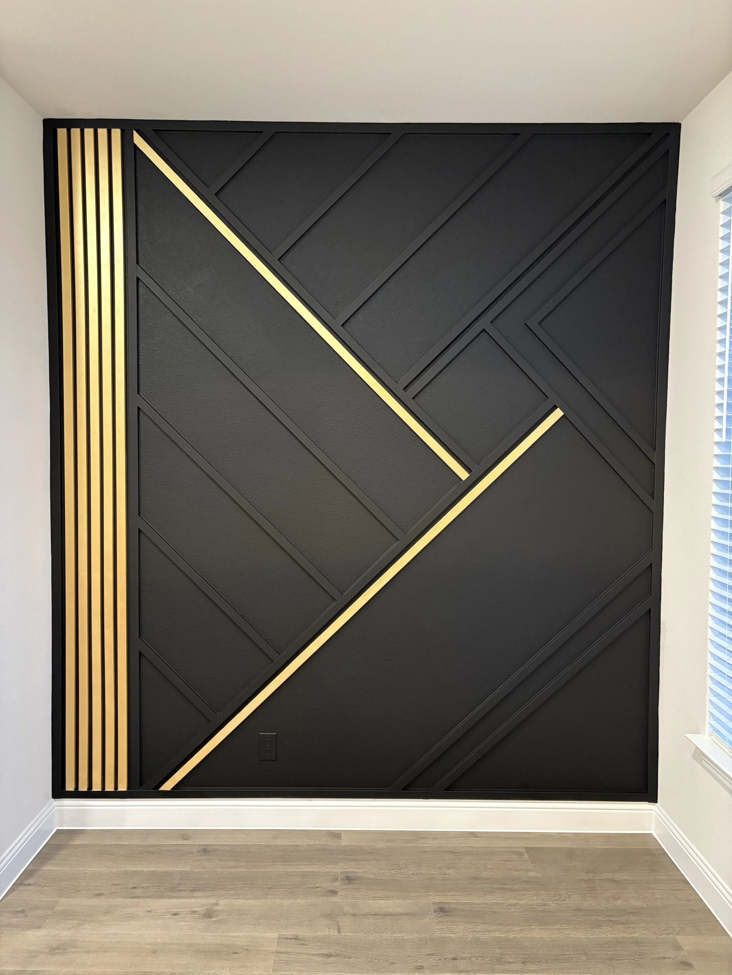 Custom Accent Wall in Dublin Road Estates, Parker, TX