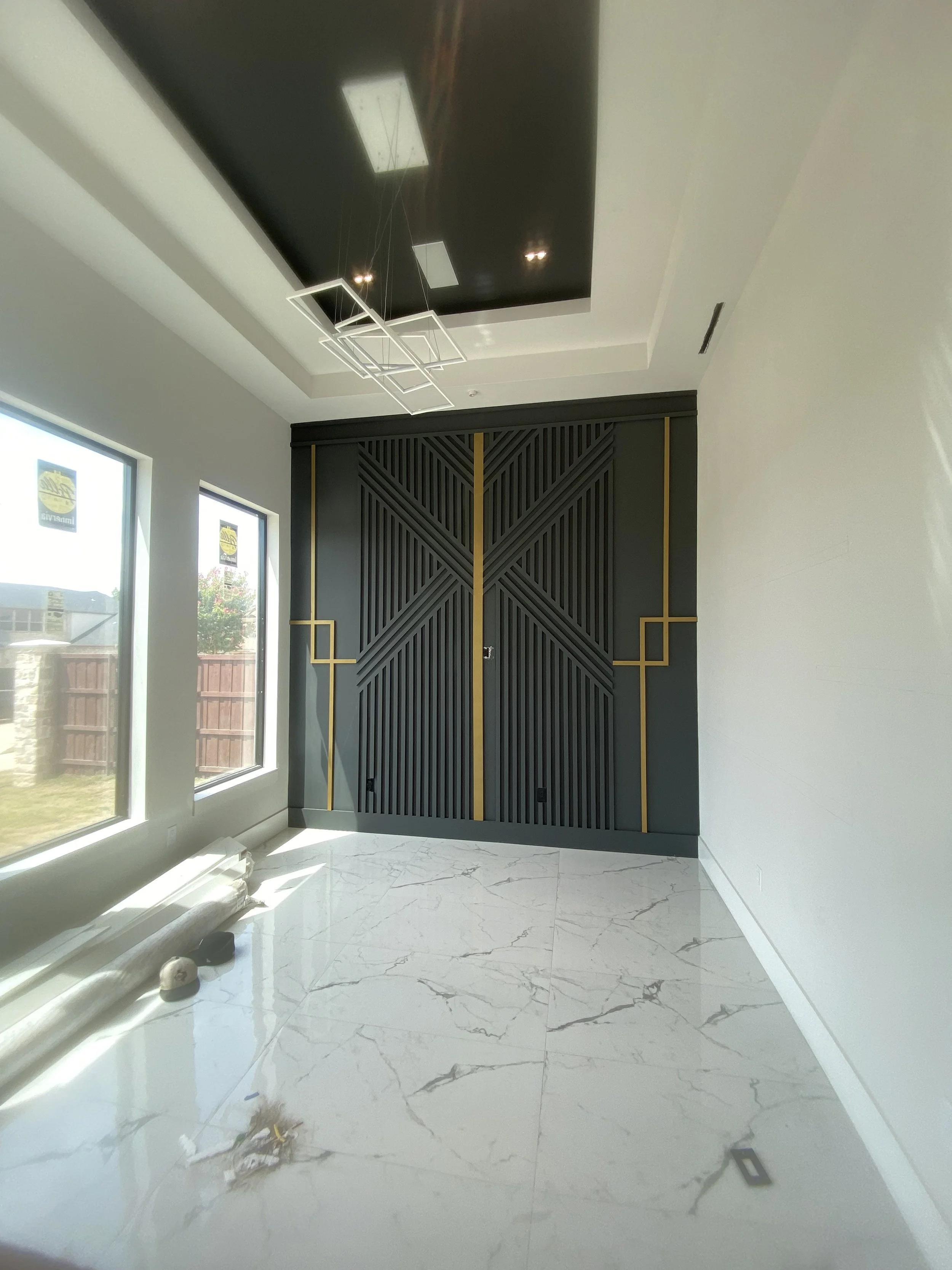 Custom Accent Walls,Union Park Estates in Little Elm TX