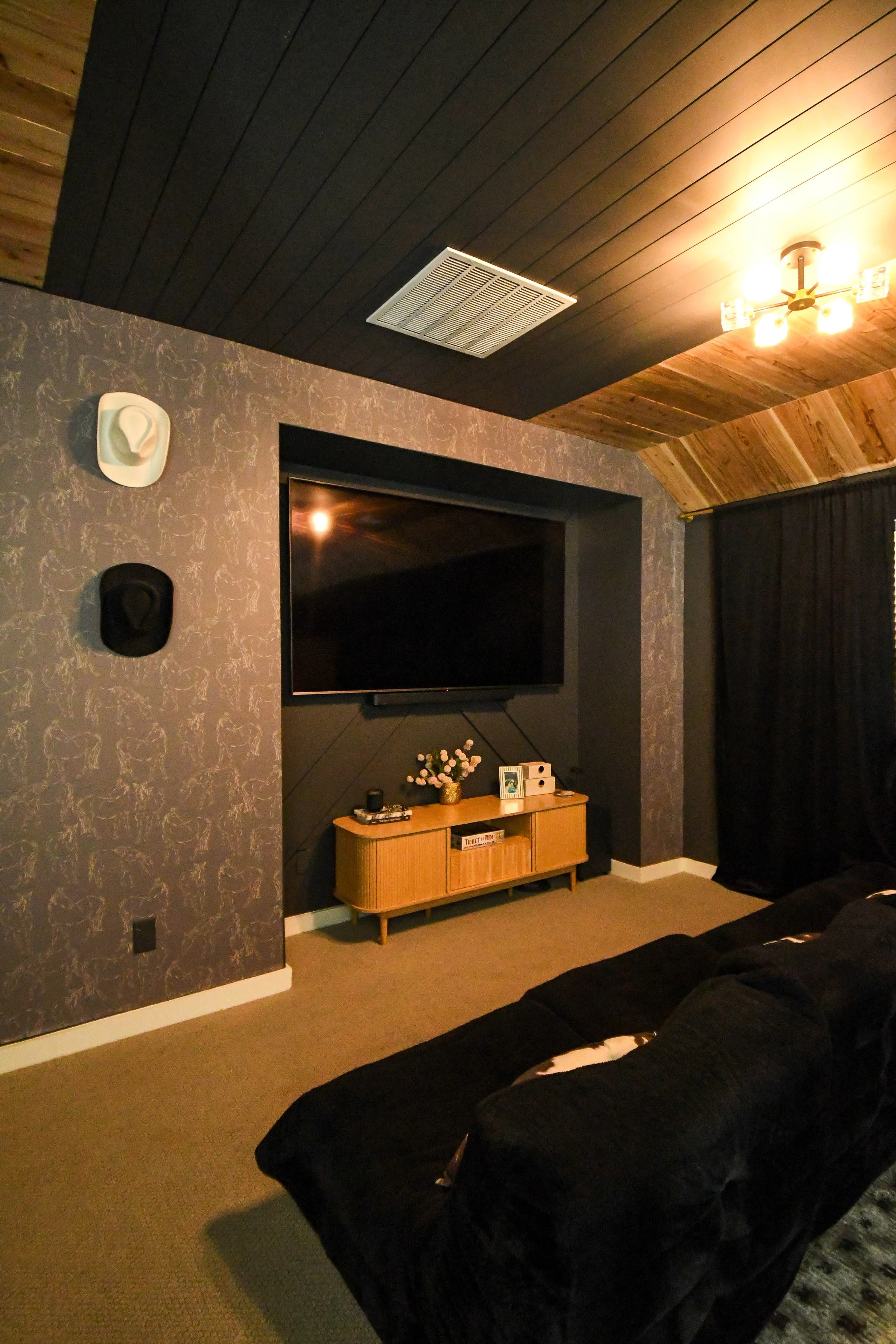 Loft and Movie Theater Design in Celina TX