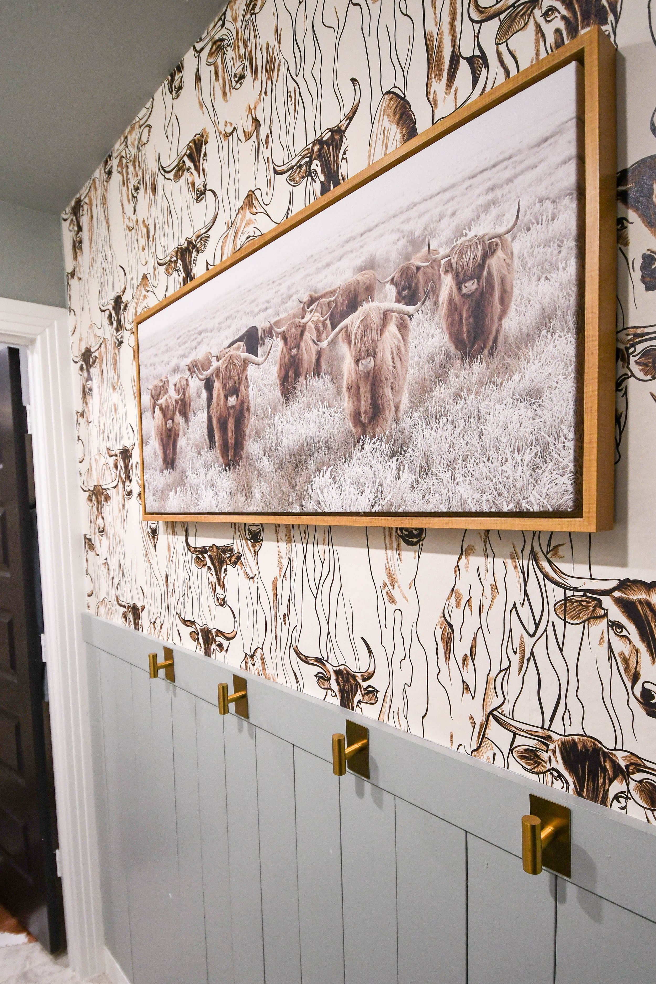 Bathroom remodel and wallpaper in rockwall, tx