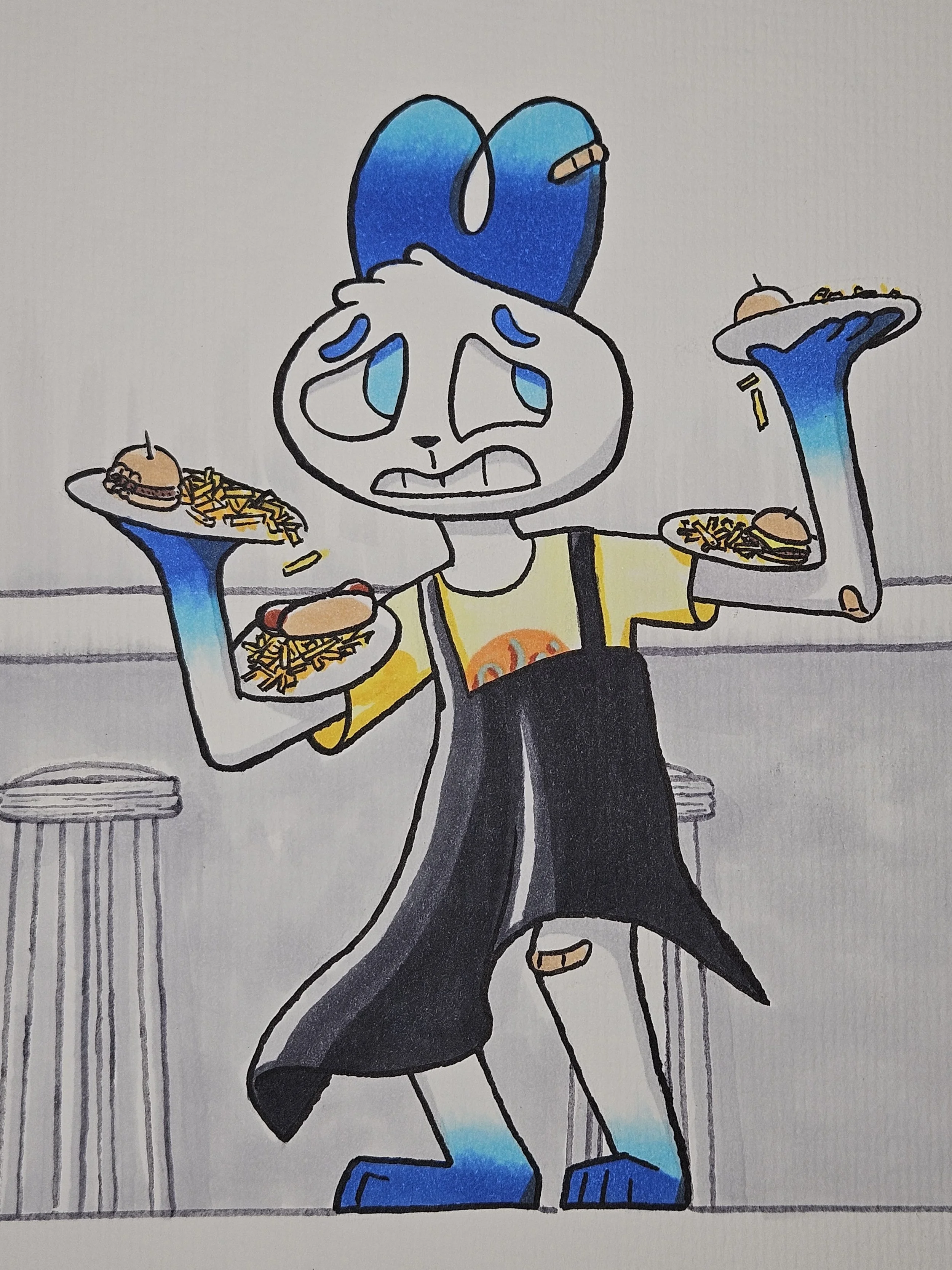 burger waiter