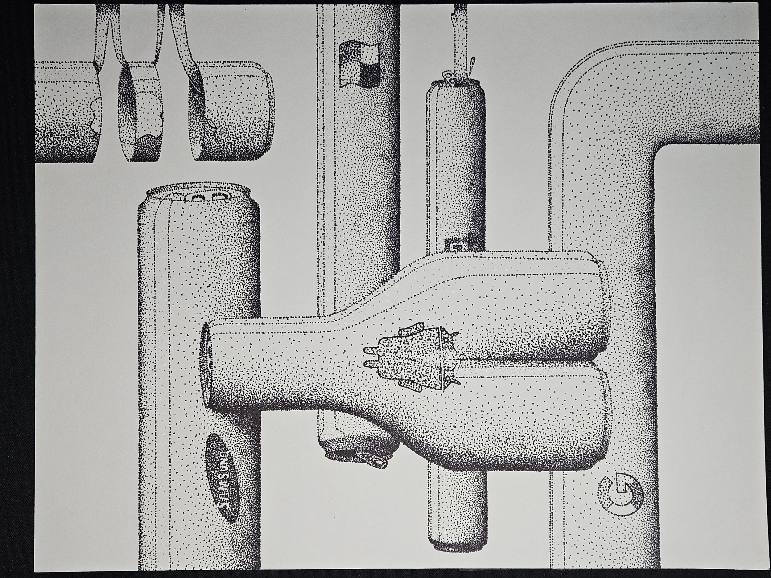 art 2 - soda can stippling