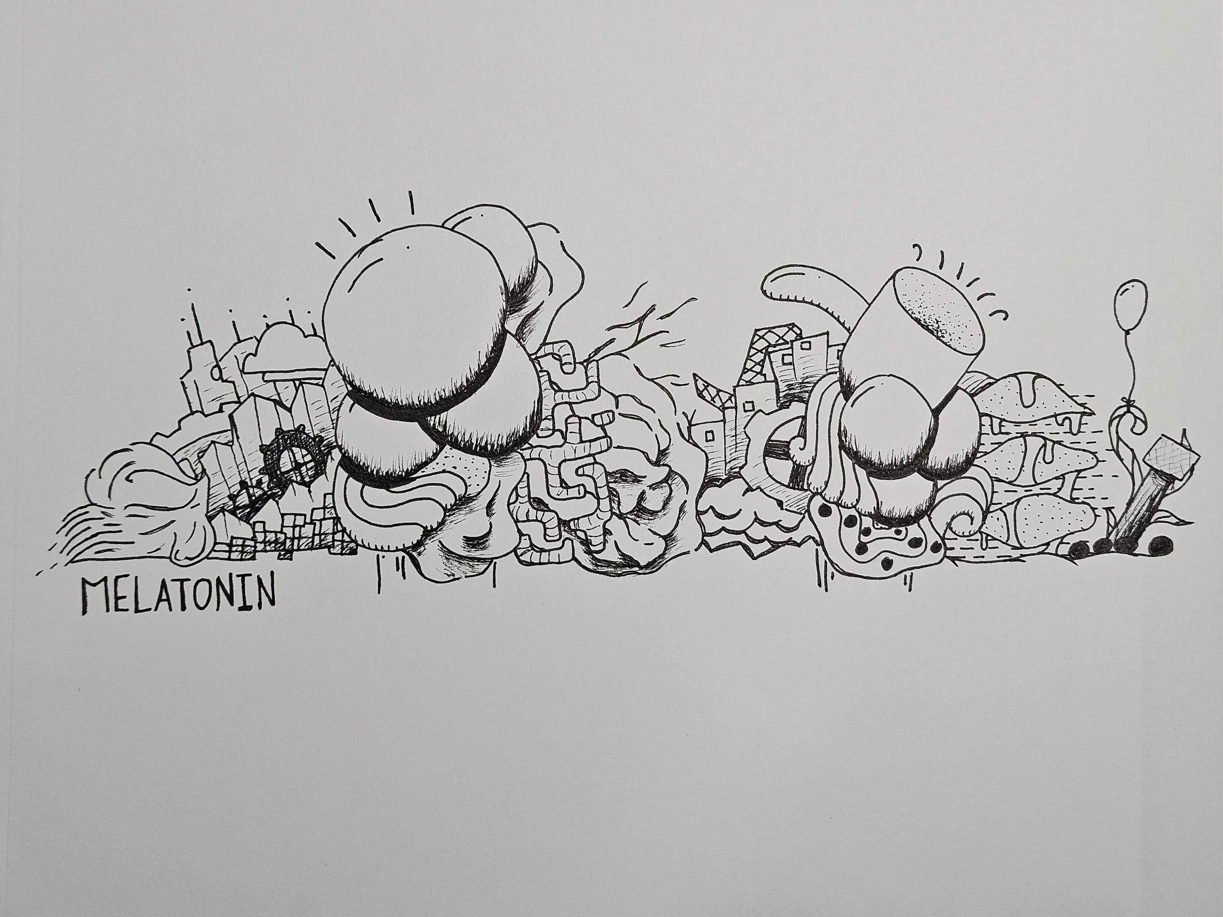 my visual representation of soupandreas - Melatonin