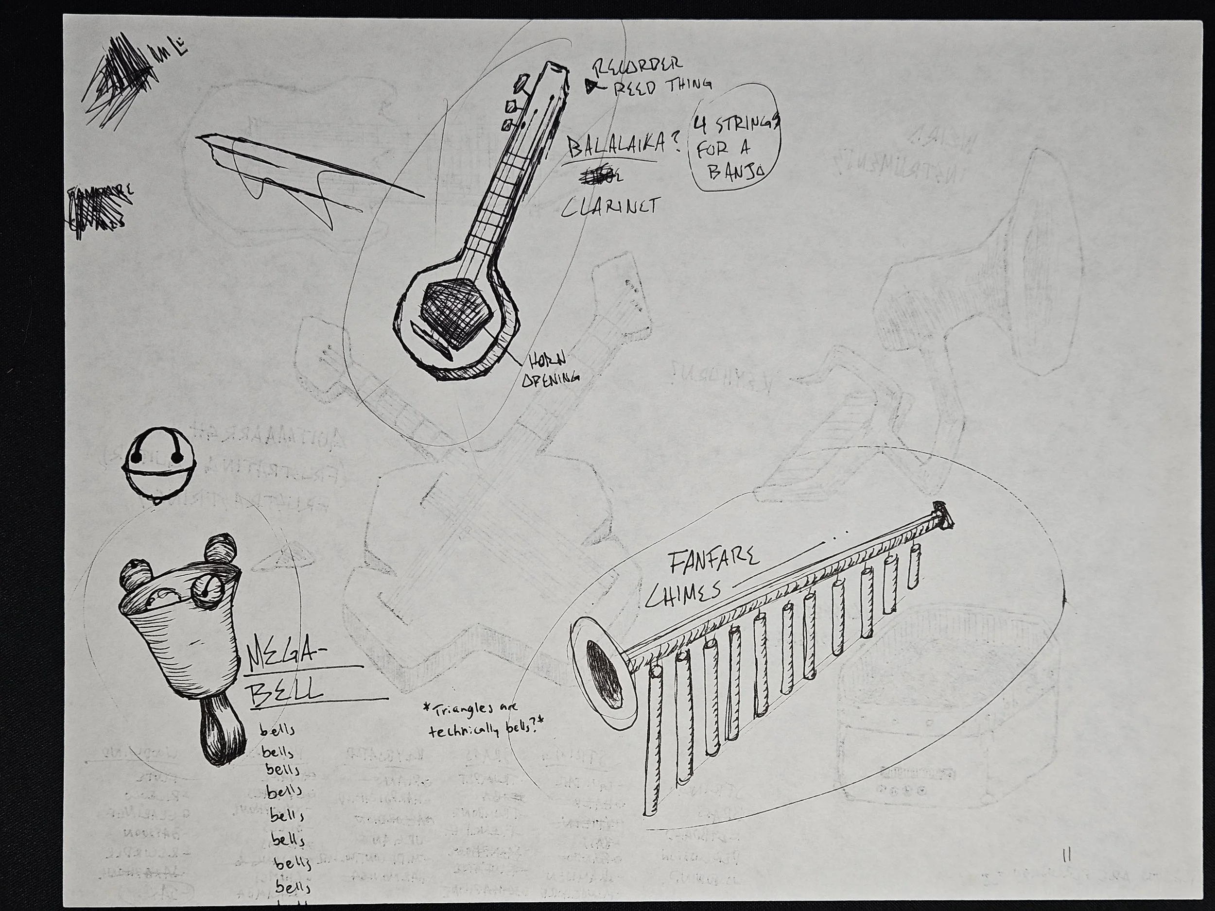 ap art - concept doodles