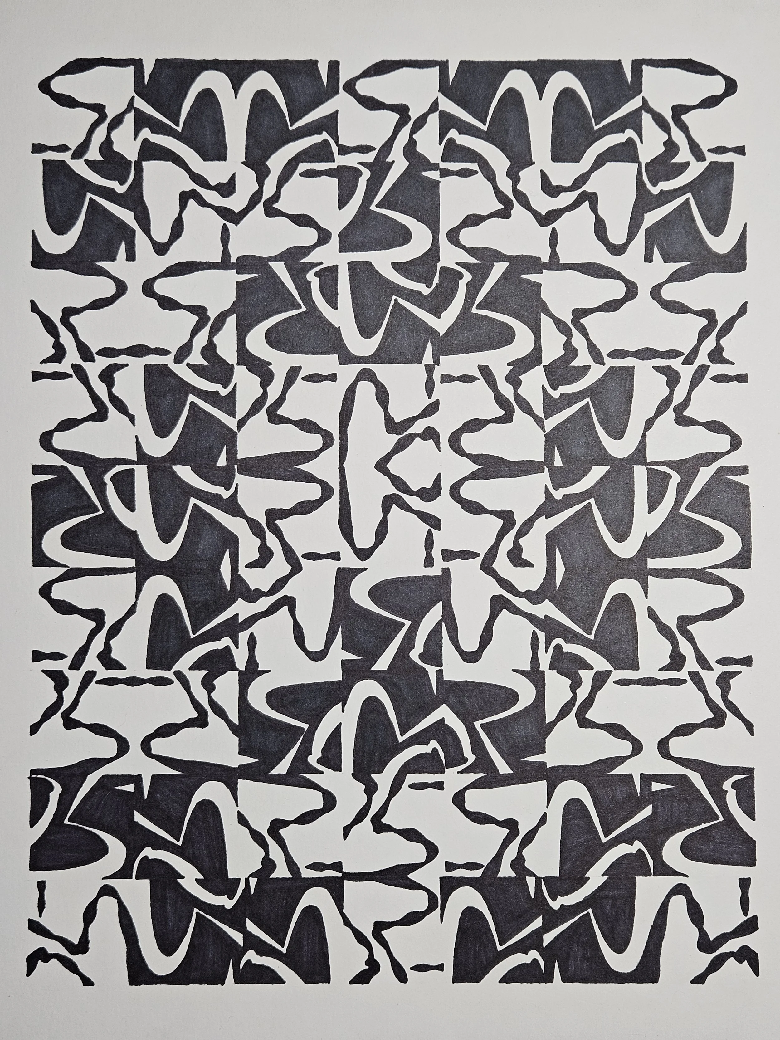 art 1 - letter form abstract project