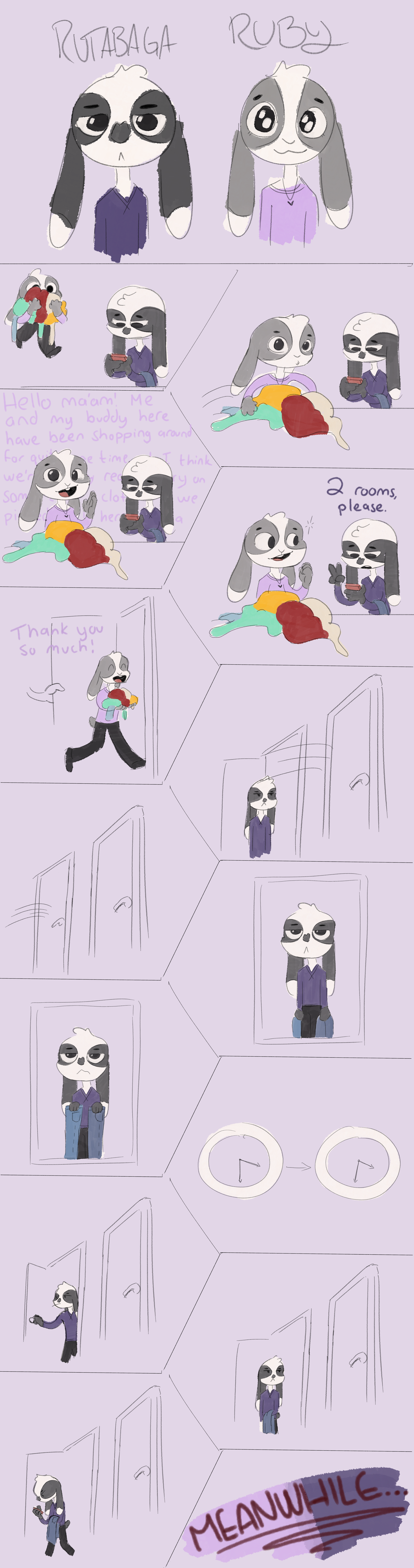 ruby + rutabaga comic 1