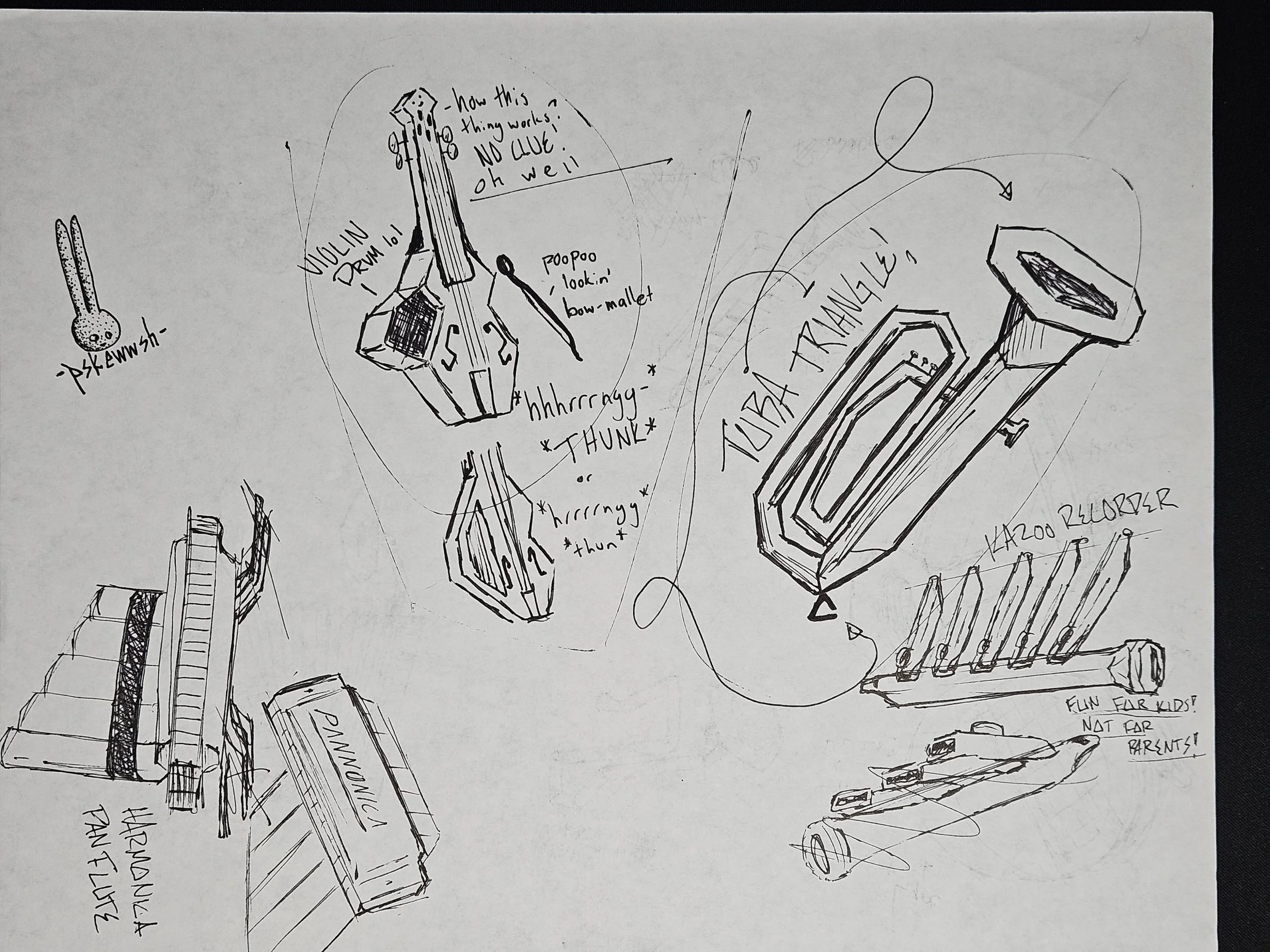 ap art - concept doodles