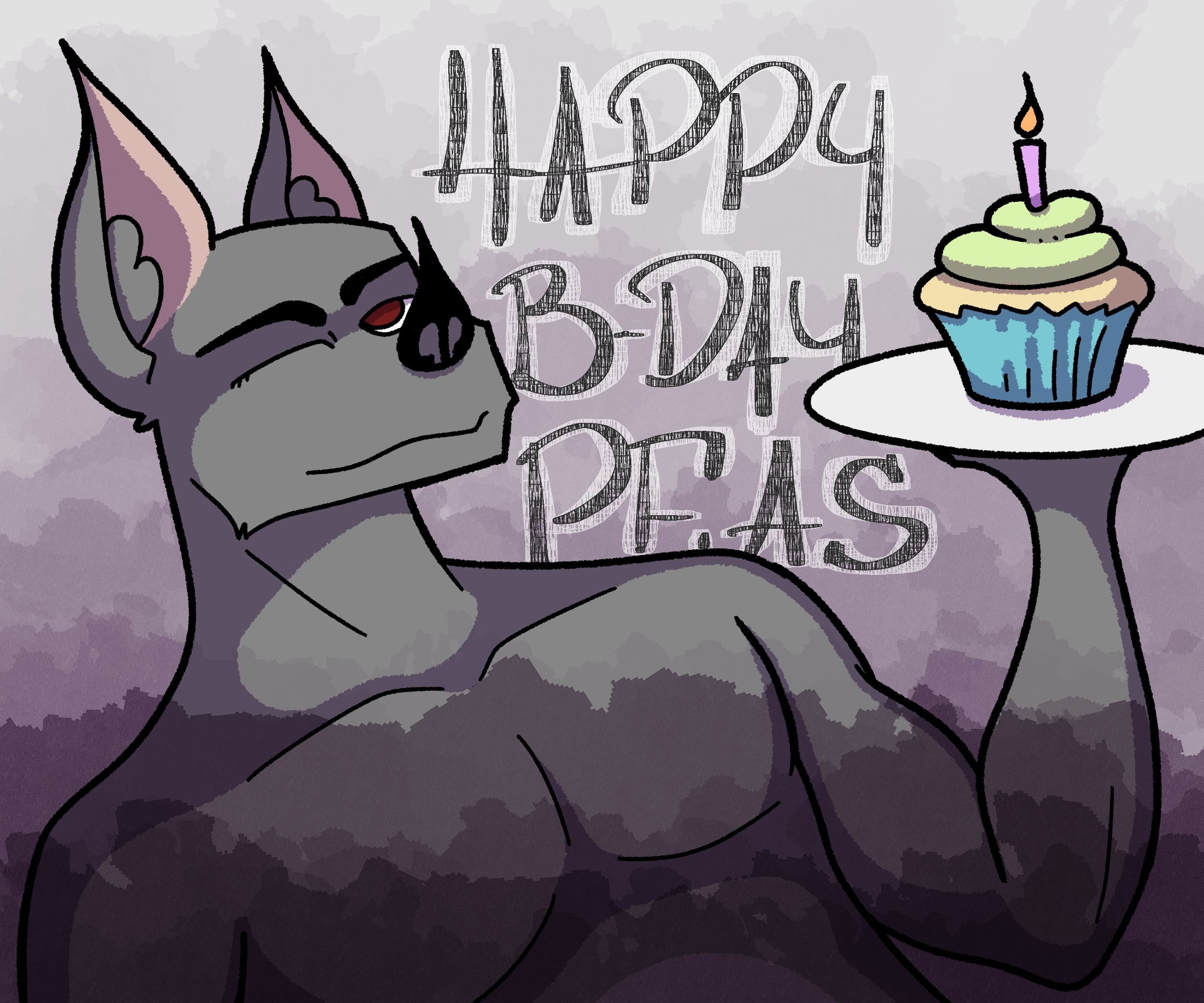 birthday art cough cough