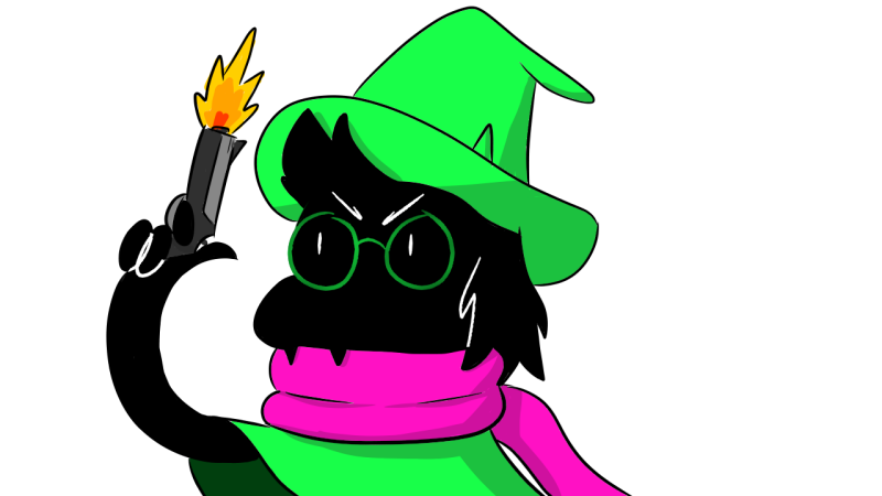 ralsei with a gun (animation wip)