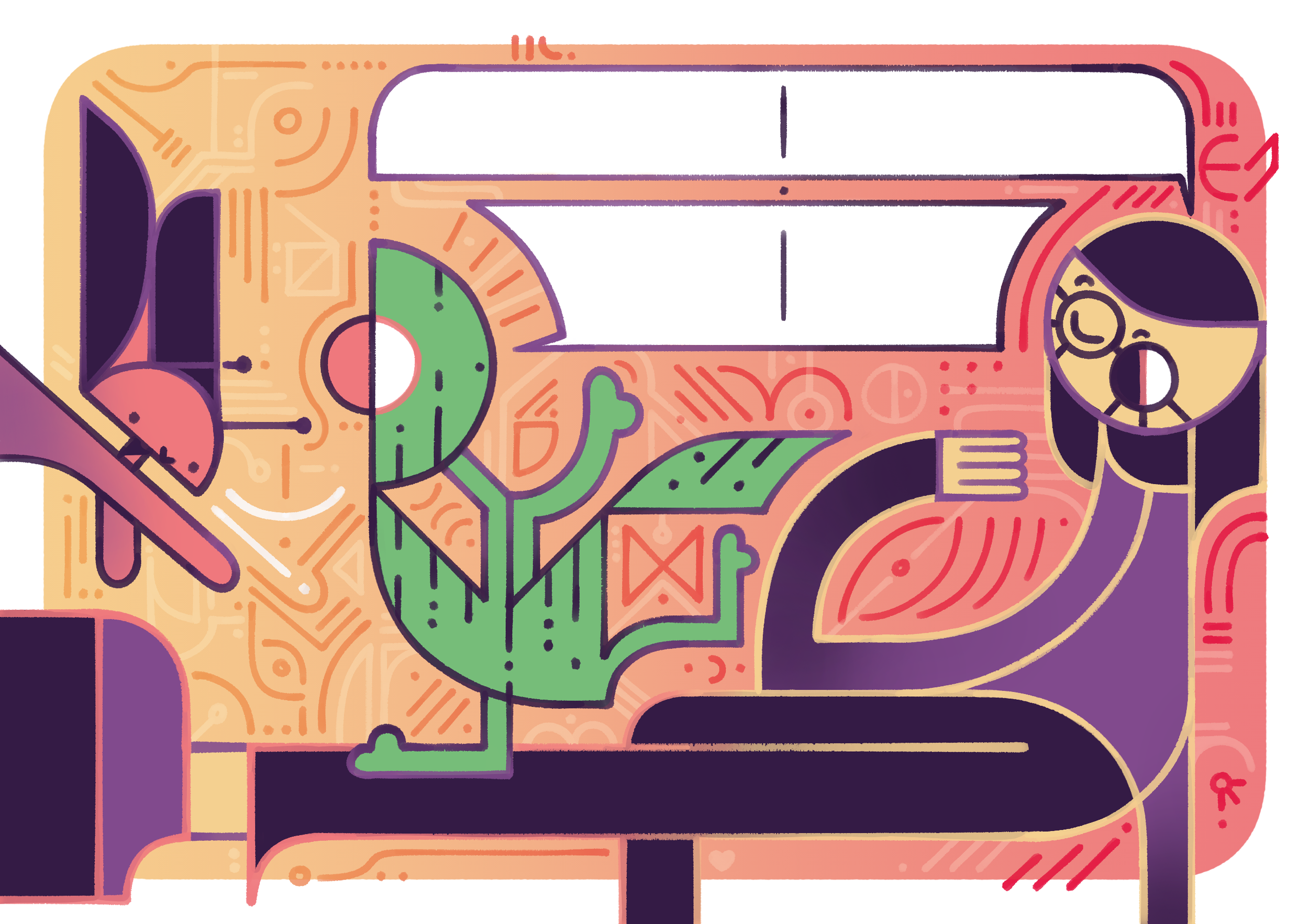 abstract comm for a book