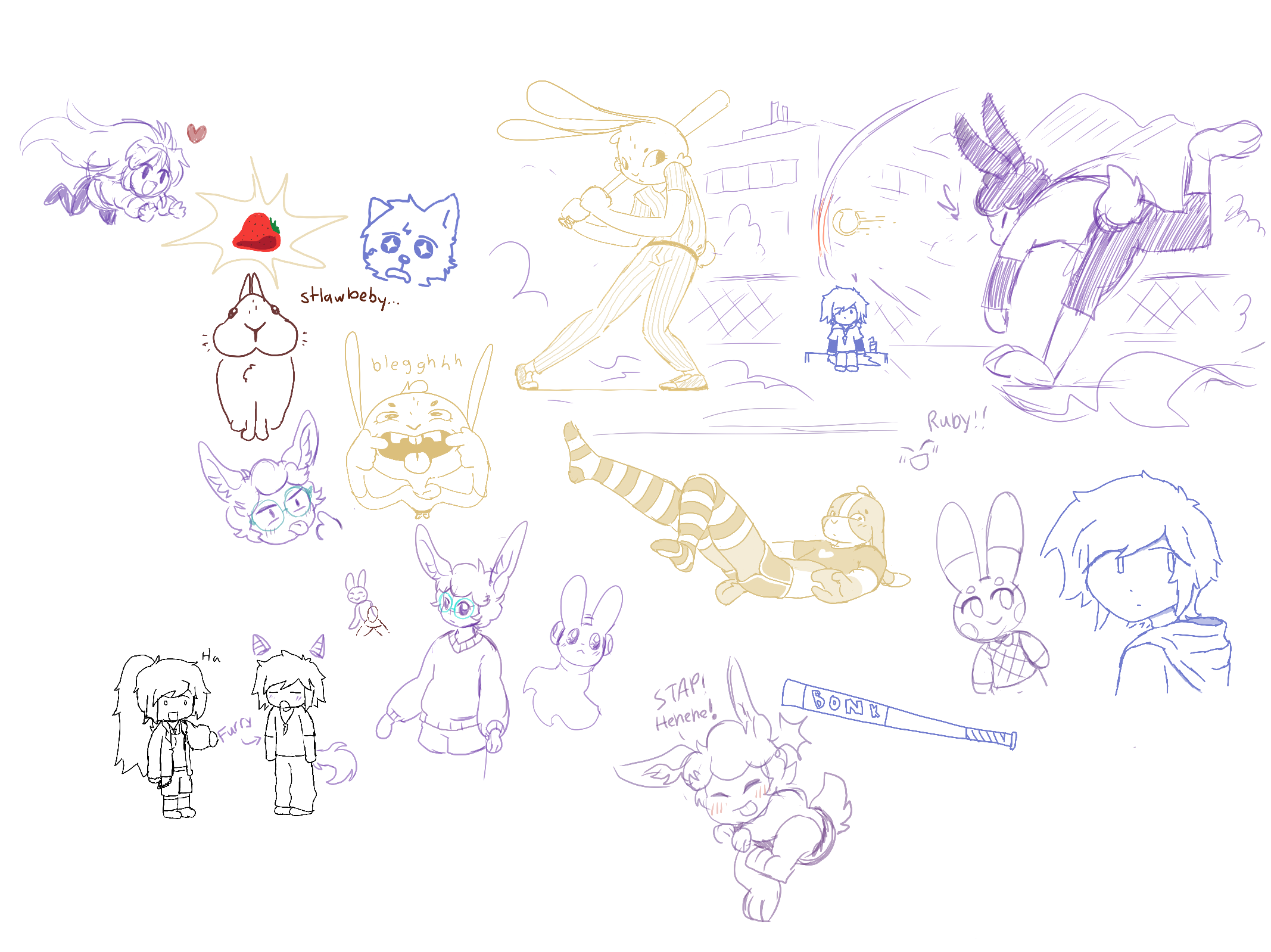 other drawpile with friends (i'm yellow)