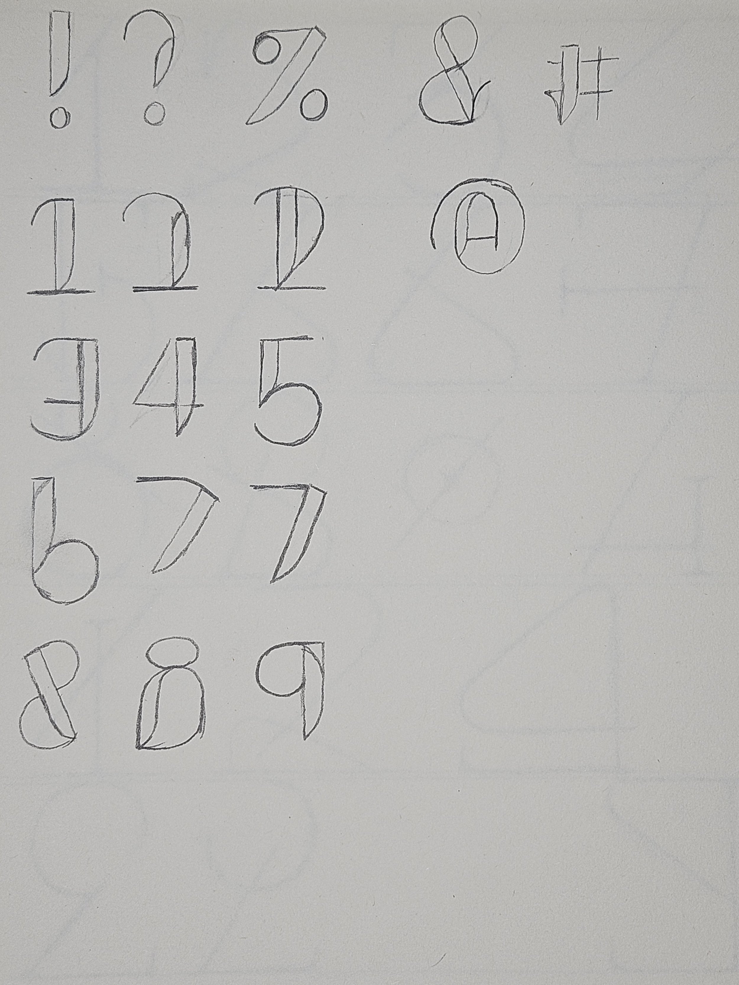 Jacket/Jetstream numbers + symbols