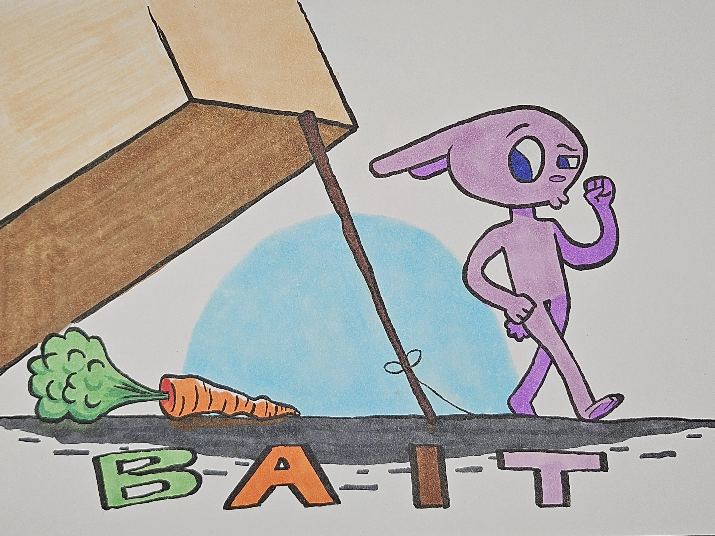Inktober: Bait