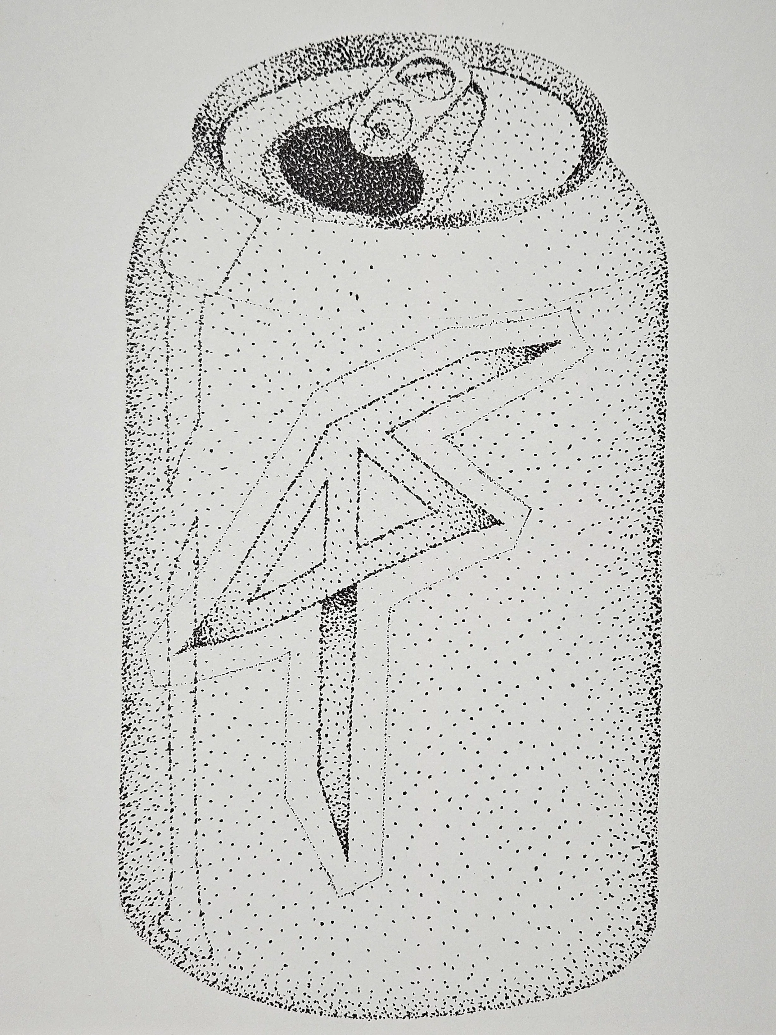 art 1 - soda can stippling