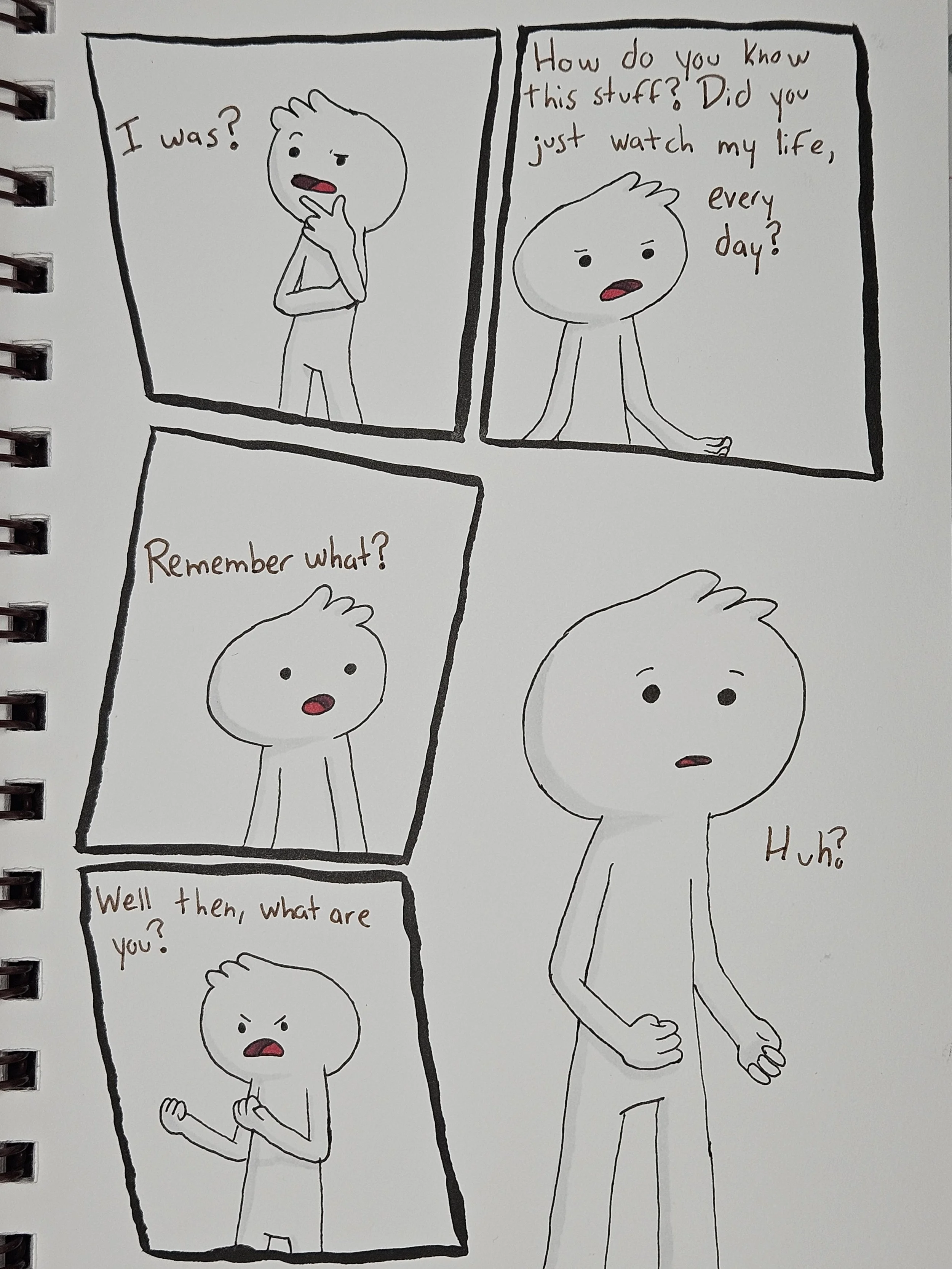 MEMORIES IIA (flip between A and B each panel)