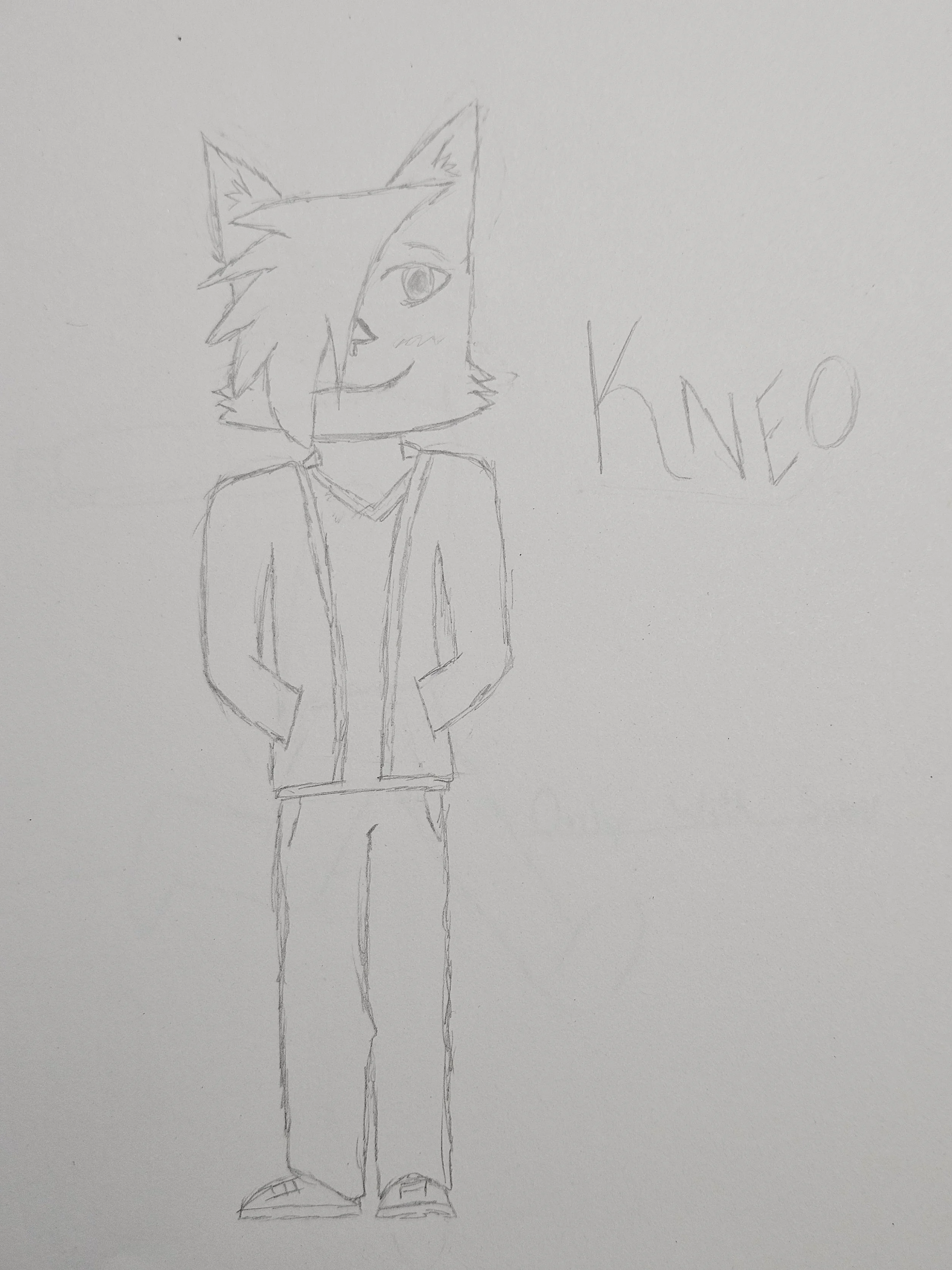 early fursona that never stuck.