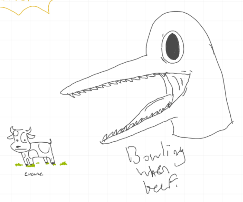 true ! (i did the cow)