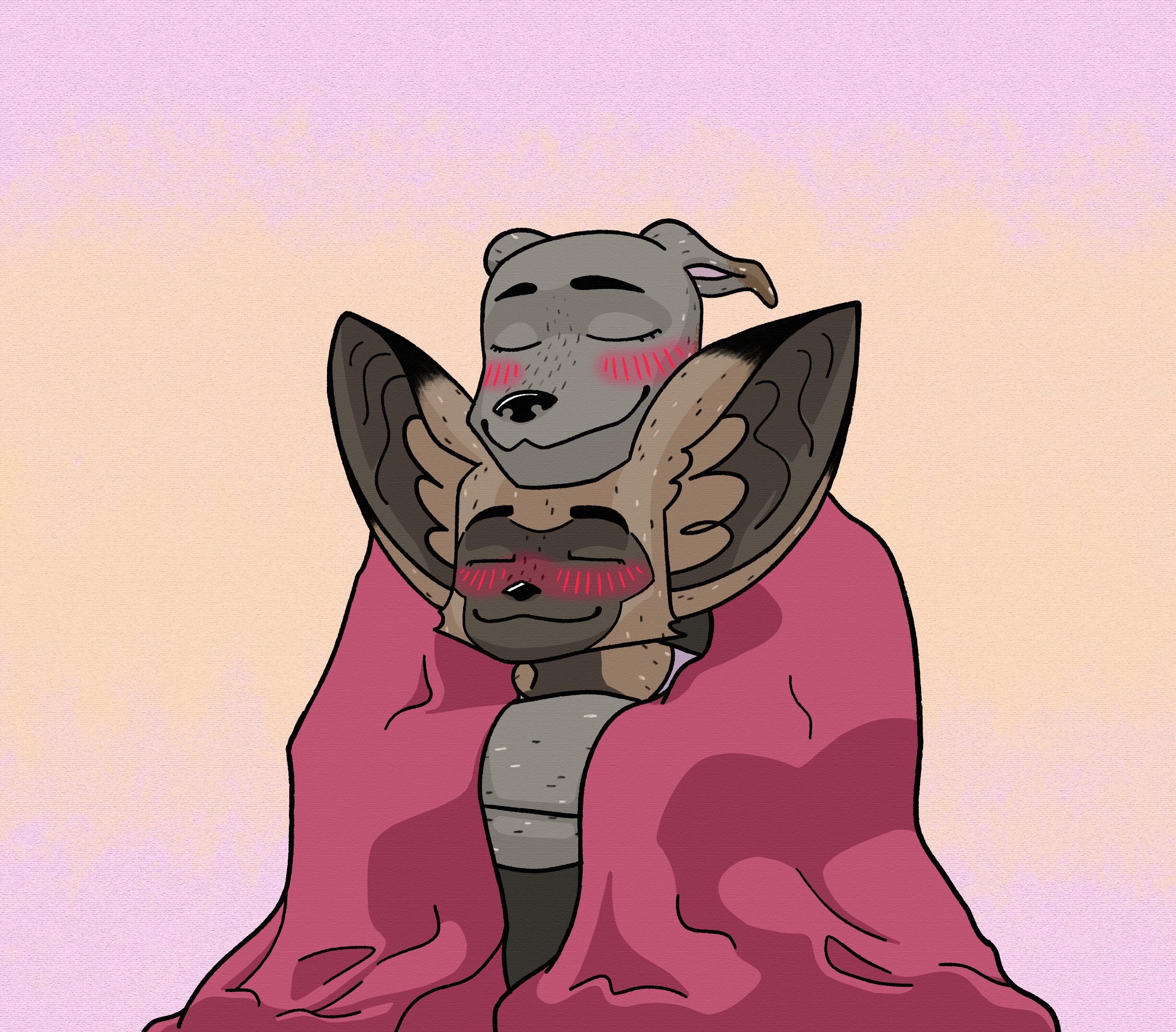 hana + sal (blades of furry)