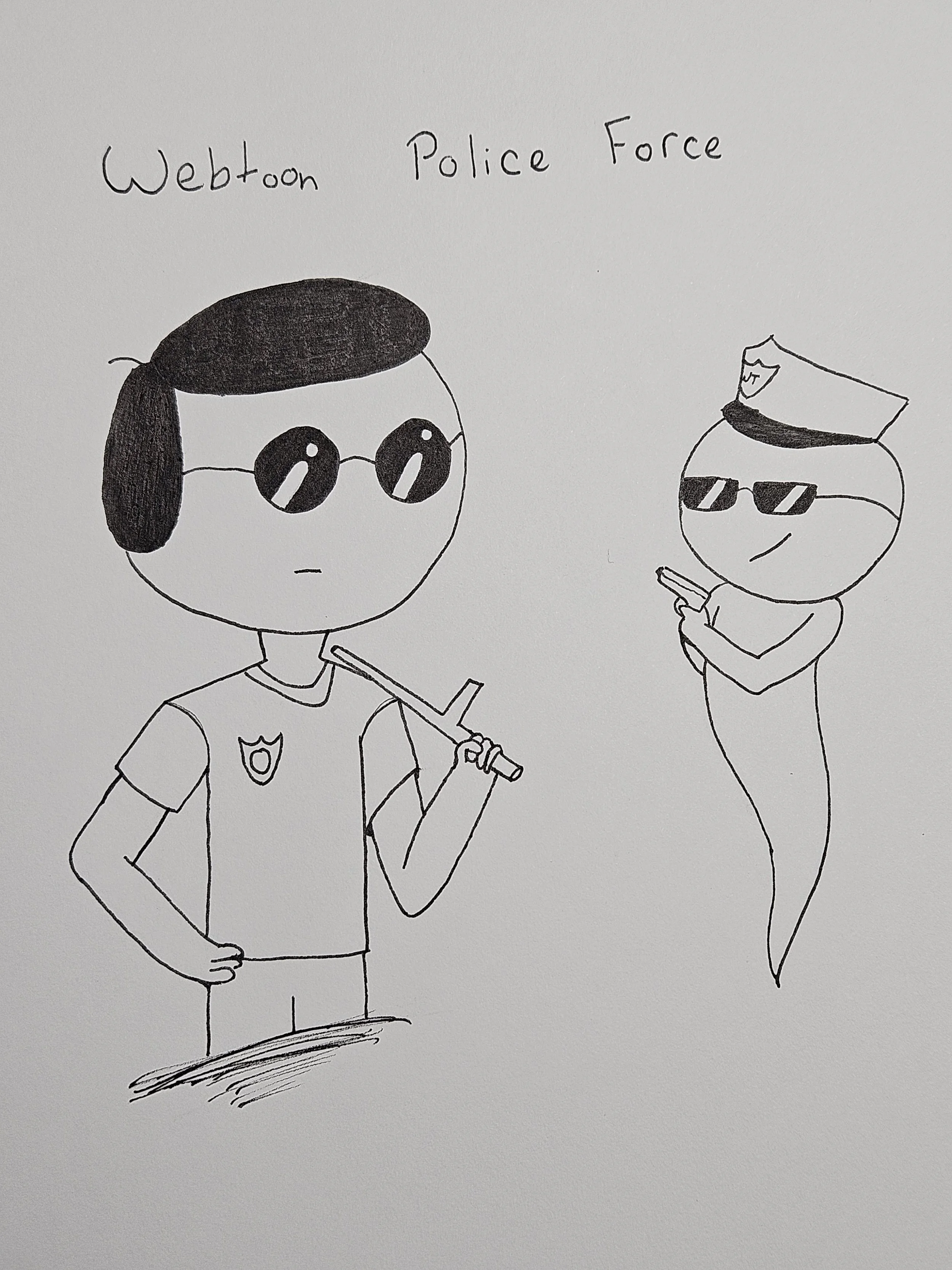 fanart for a Webtoon that no longer exists (Imaginary Dave)