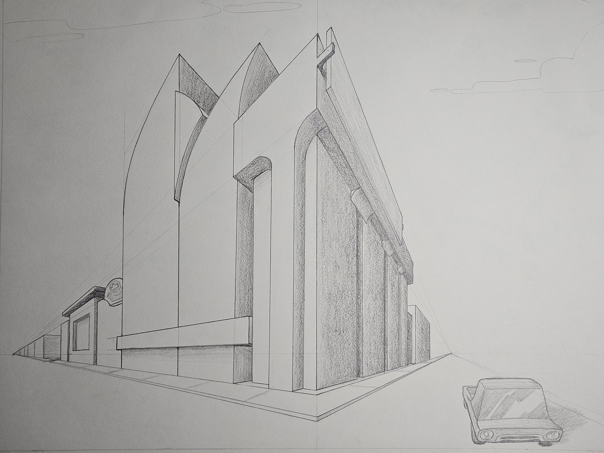 basic drawing - two-point perspective