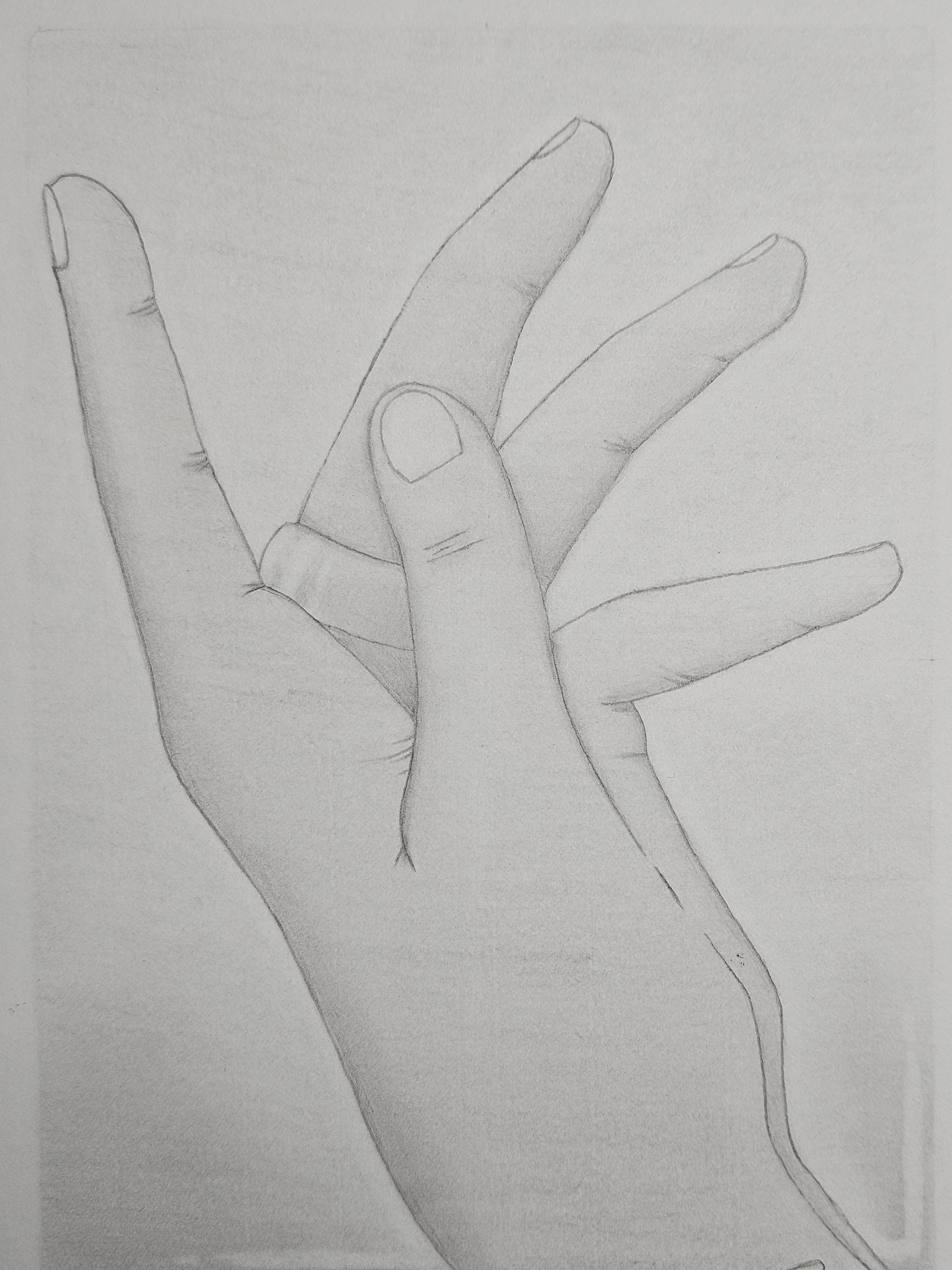 art 2 - left hand drawing