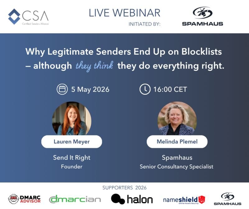 Webinar: Why Senders End Up on Blocklists When They Think They're Doing Everything Right
