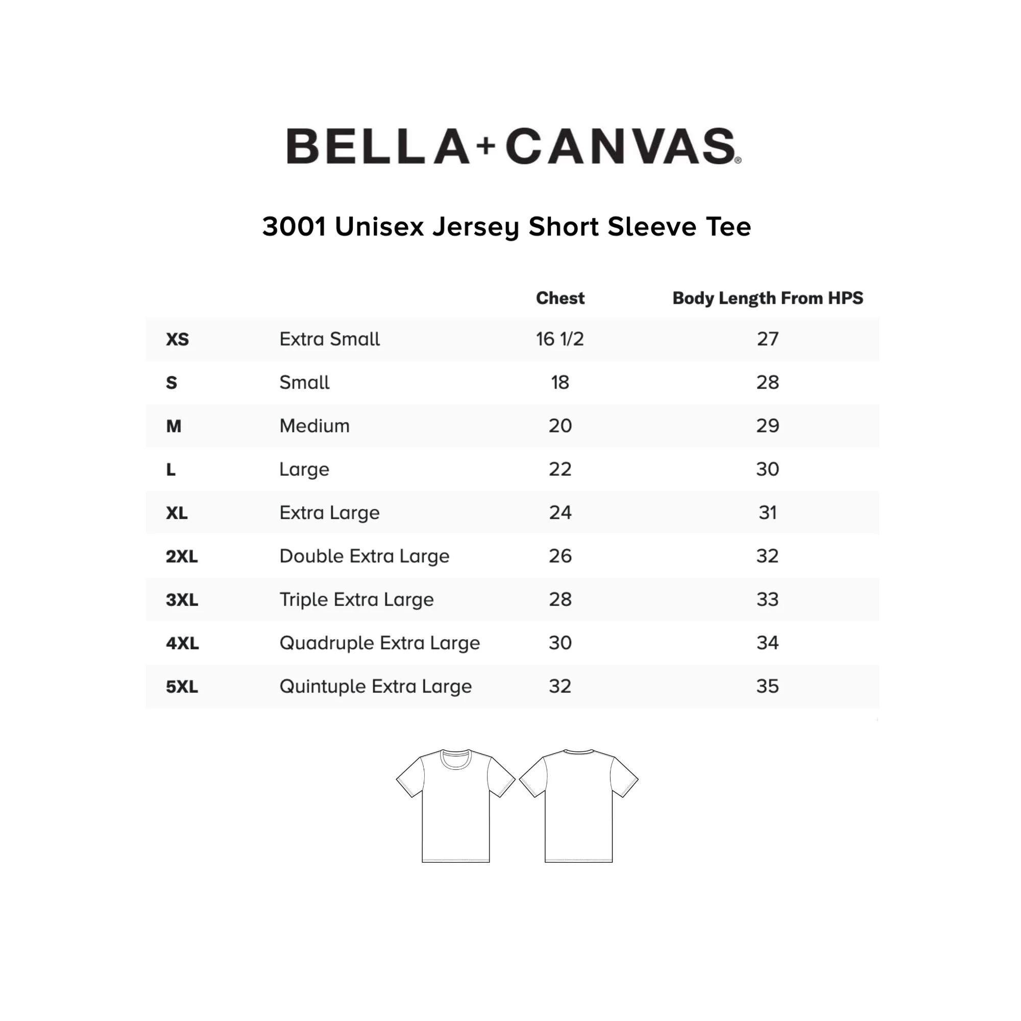 3001 Unisex Jersey Short Sleeve Tee - Bella + Canvas.jpg