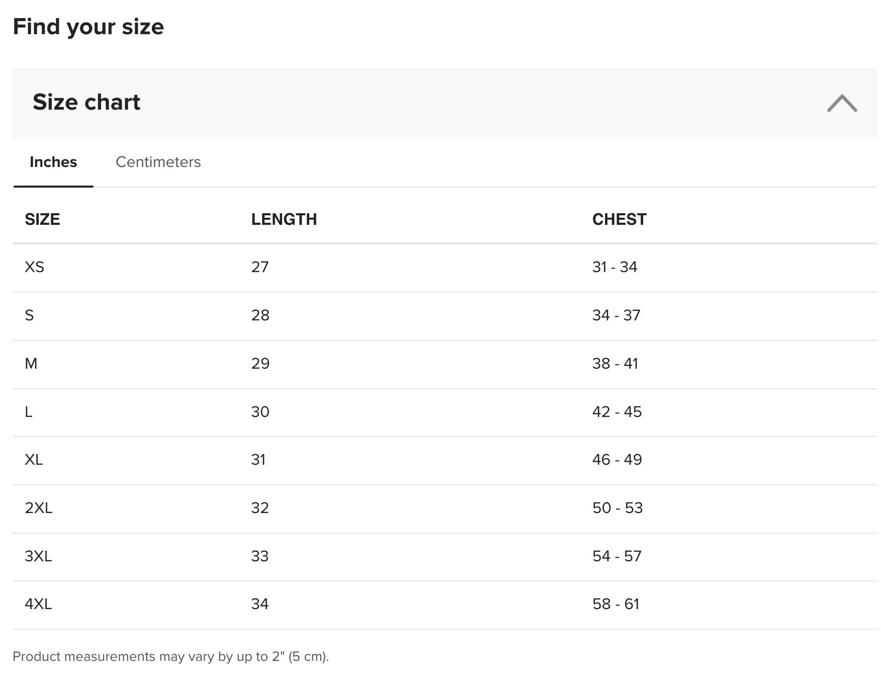 Bella Canvas 3413_Printful_Sizing Guide Inches.jpg