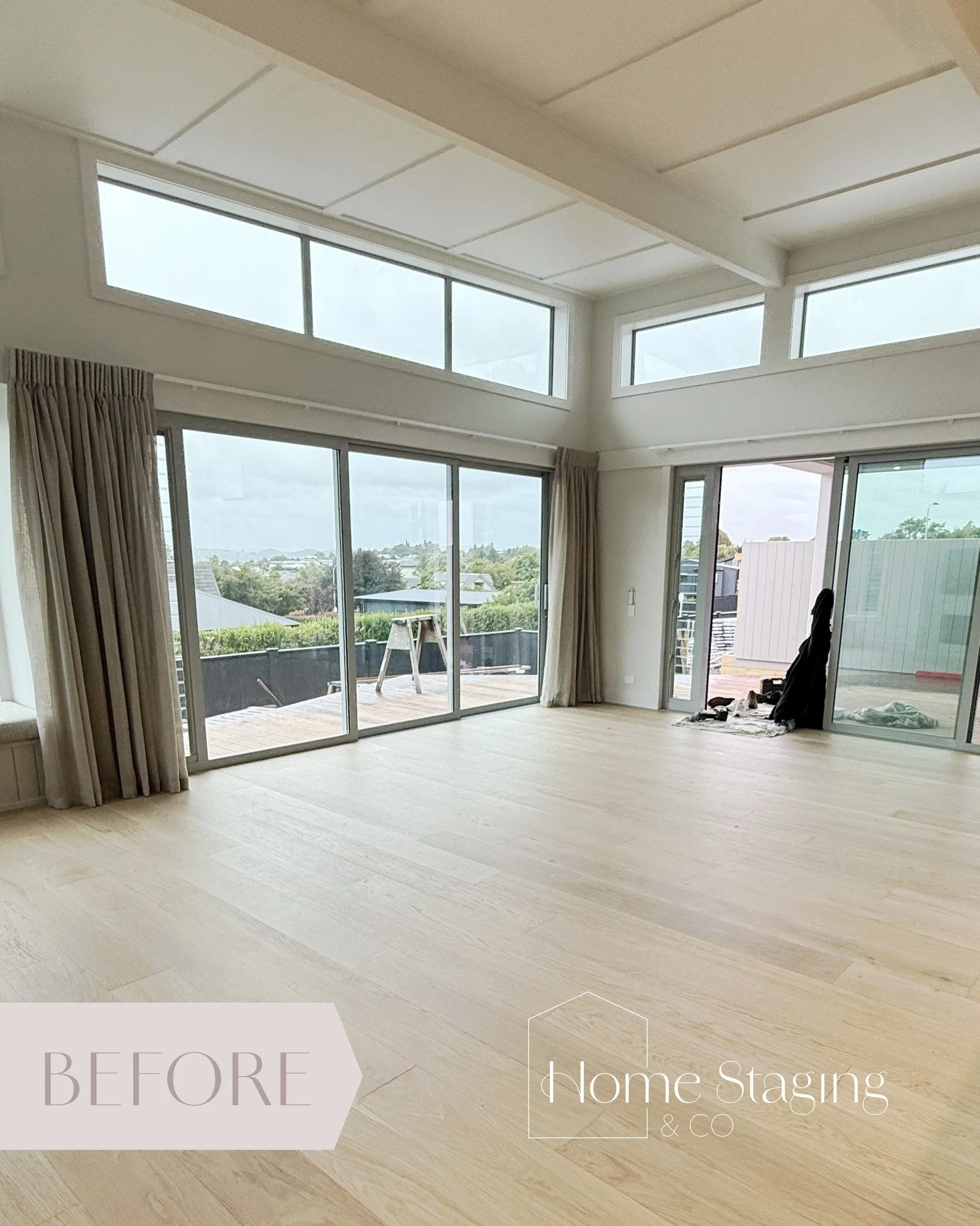 ❯❯❯❯ Swipe to see the before &amp; after of Home Staging &amp; Co&rsquo;s classic contemporary touch on this 3-bedroom home.

Listing coming soon!

🌸 Style with us this spring &mdash; limited slots available!
📩 hello@homestagingandco.co.nz

#HomeSt
