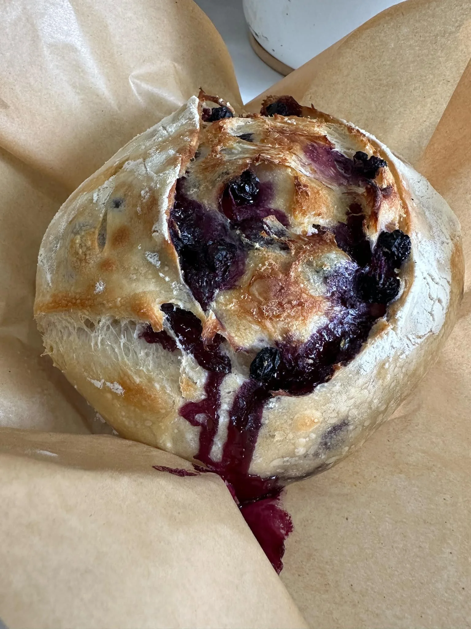 Haley's Organic Blueberry & Lemon Sourdough Loaf– Preorder for 1/11 delivery